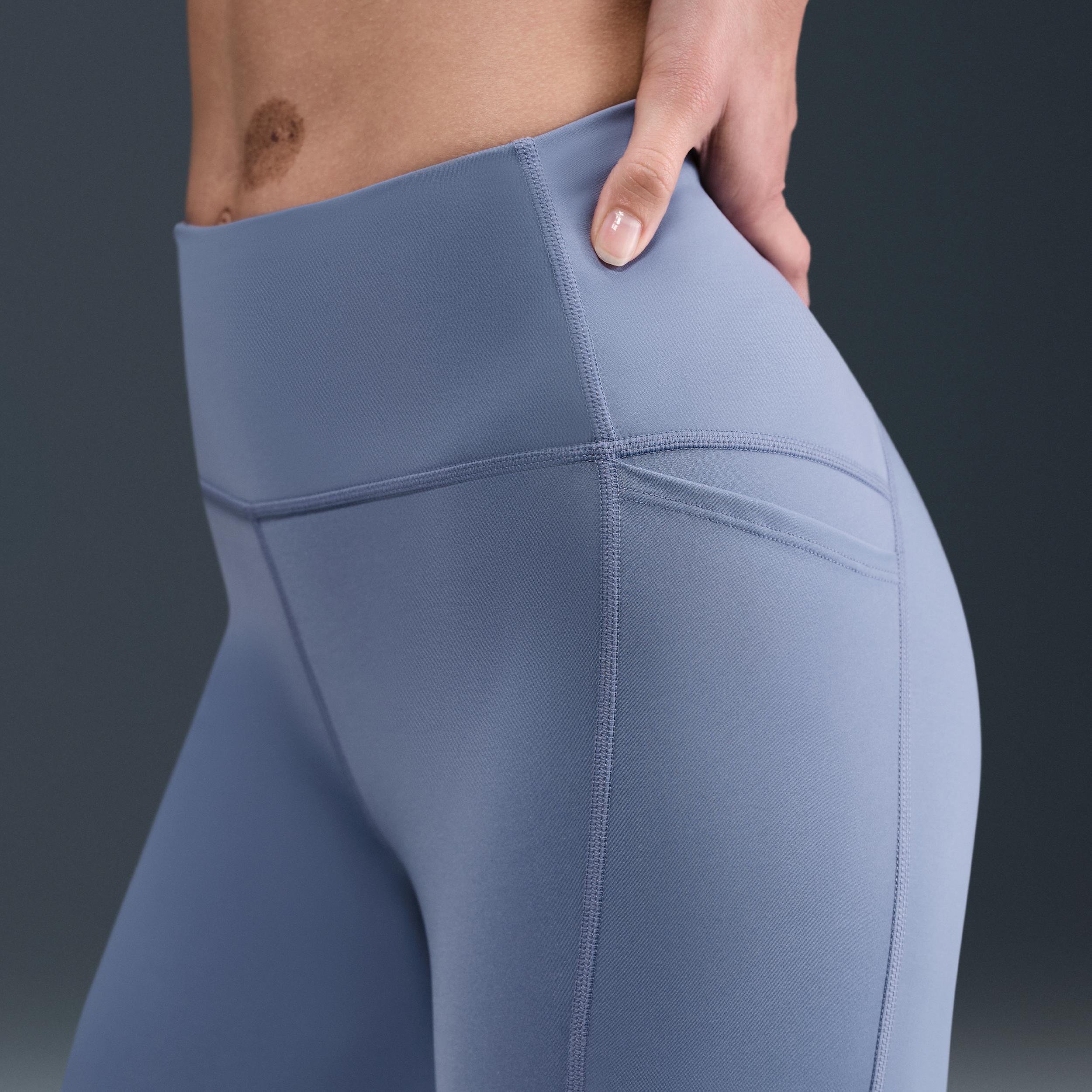Nike Womens Swift High-Waisted 7/8 Running Leggings with Pockets | HJ2252-499 Product Image