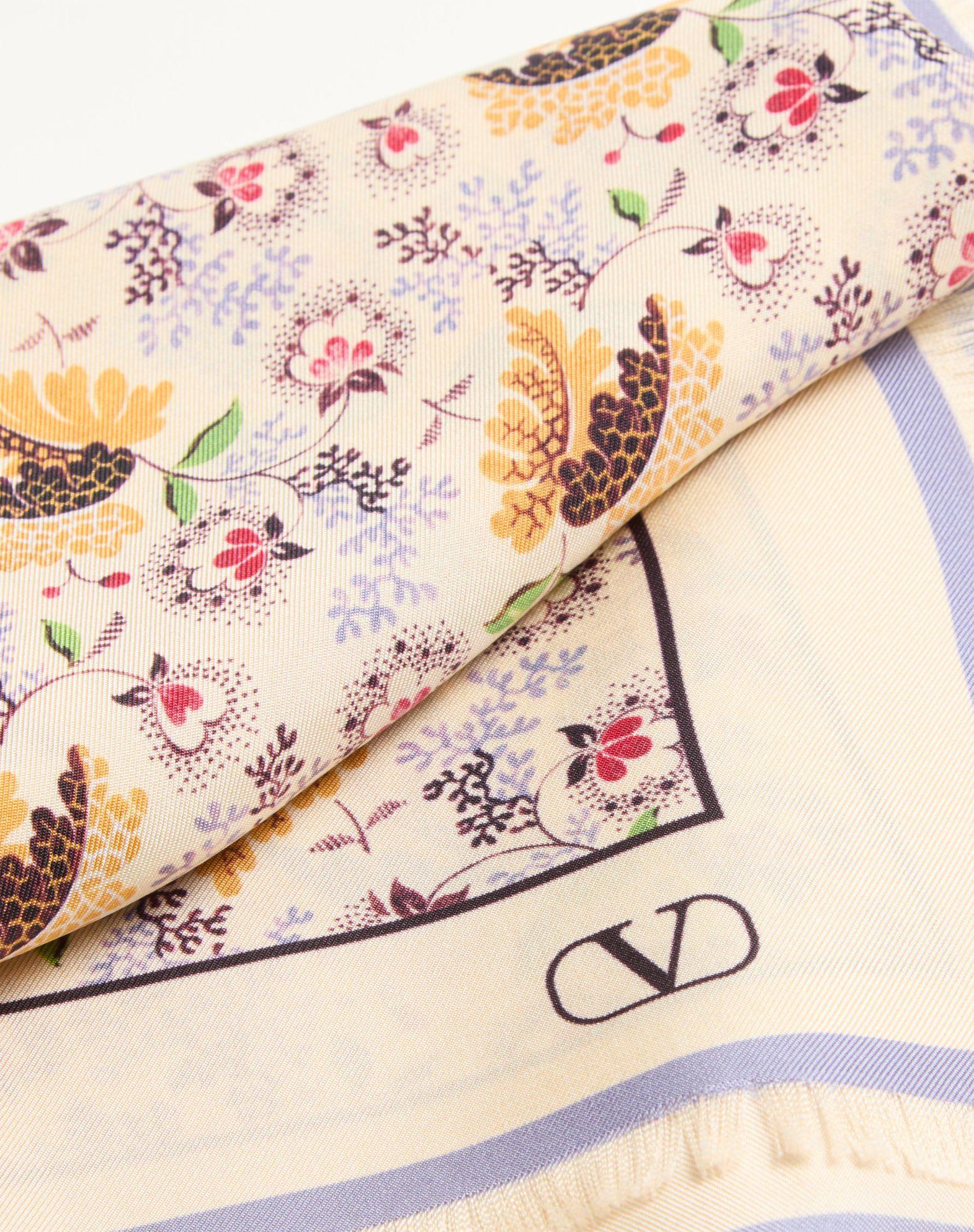 Papier Floral Silk Scarf Product Image