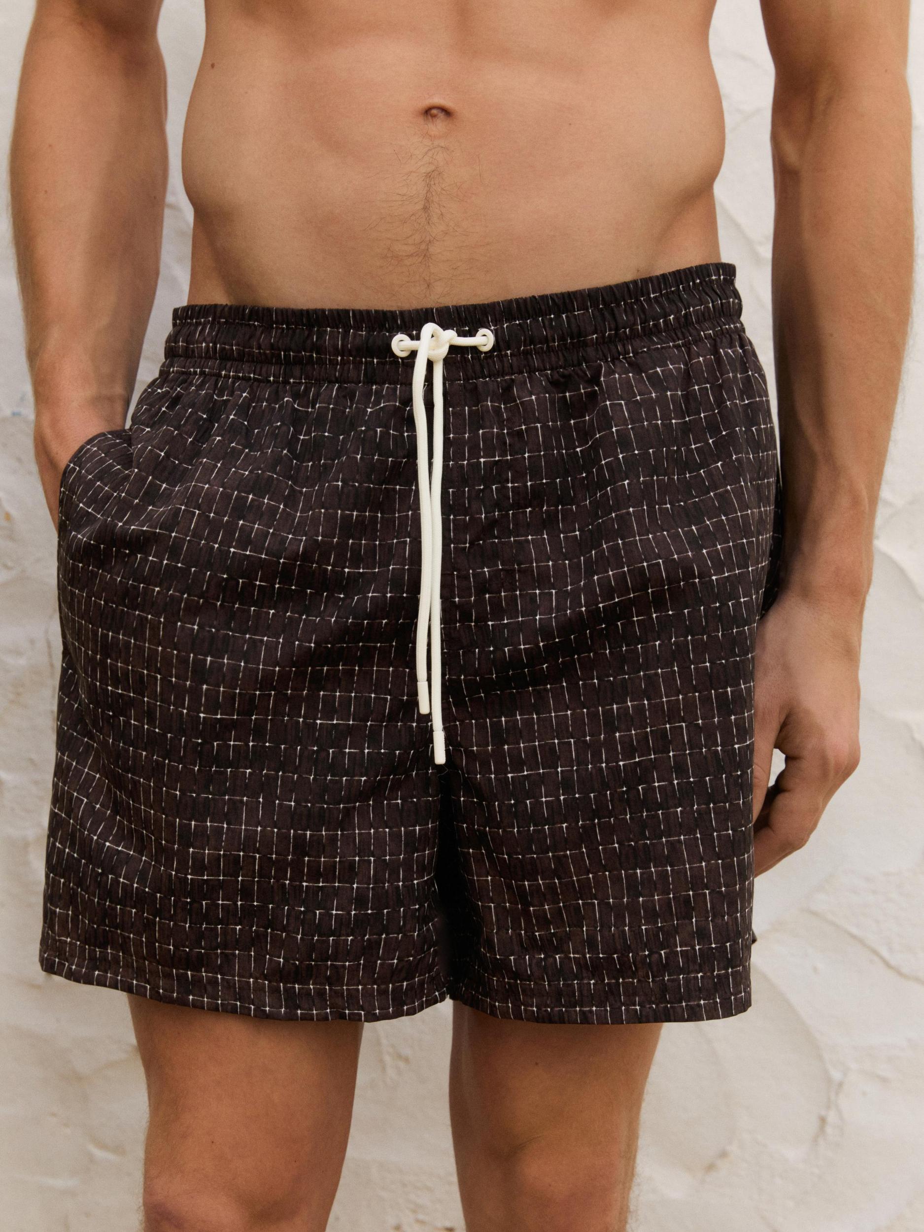 Printed swimming trunks Product Image
