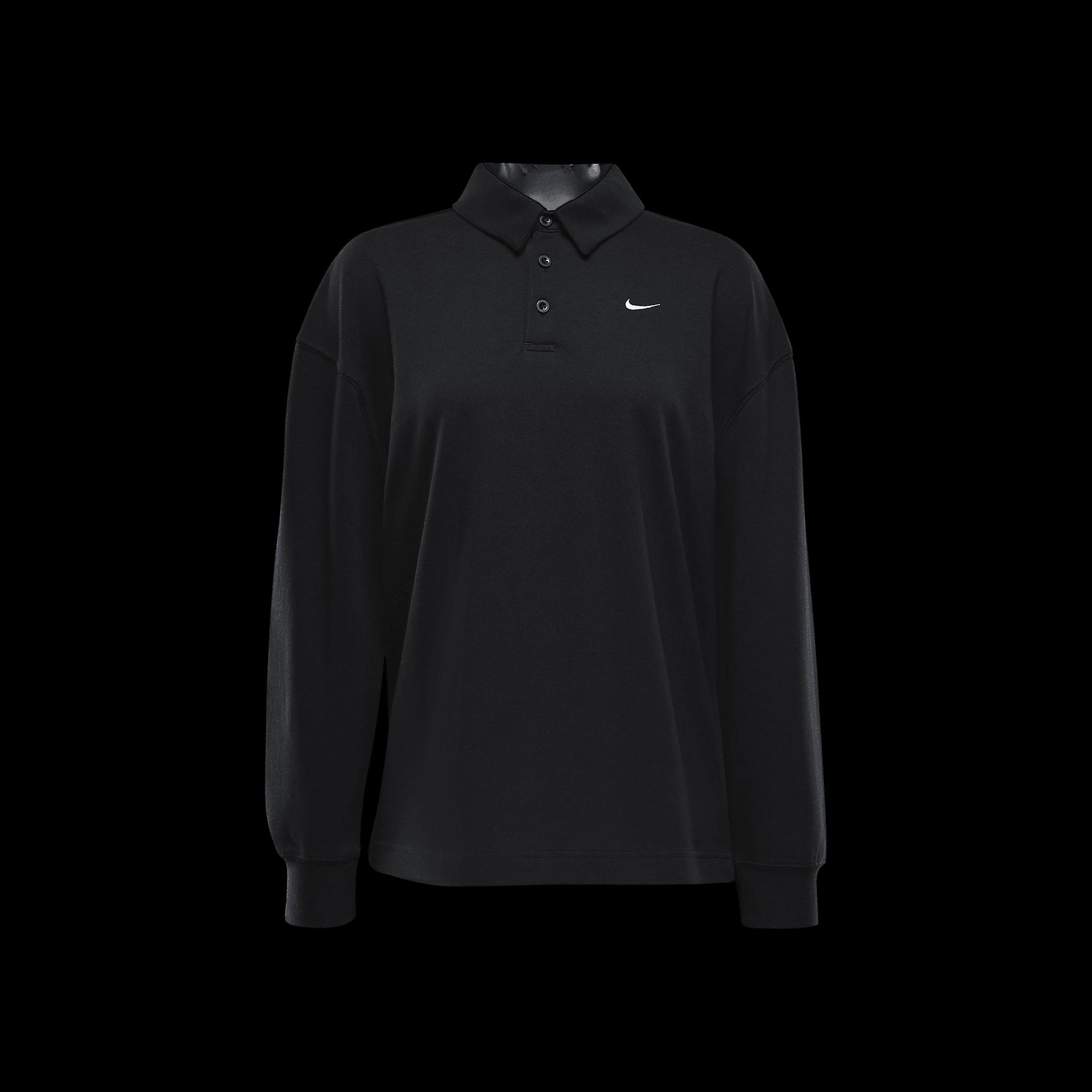 Nike Womens Nike NSW Essential Oversize Long Sleeve Polo - Womens Product Image