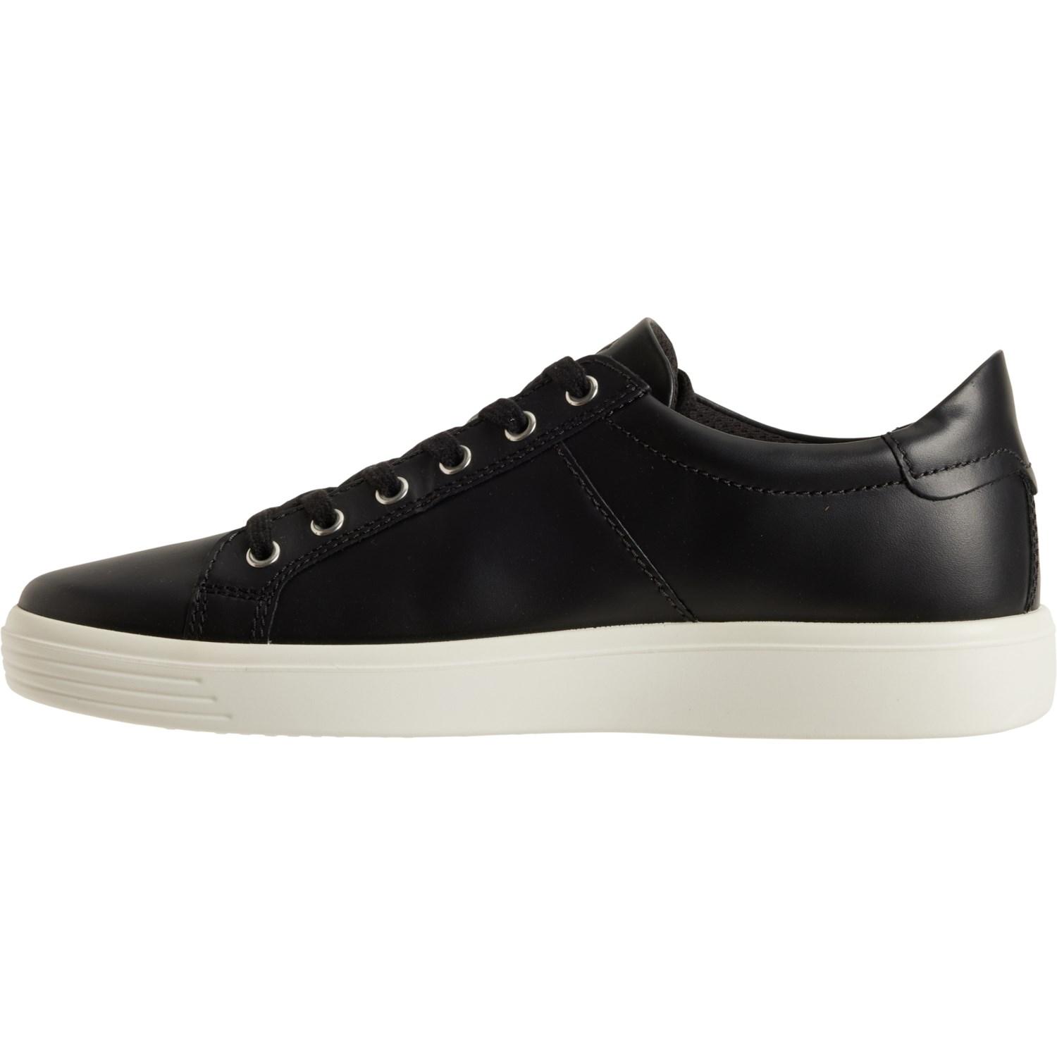 ECCO Soft Classic Lace-Up Sneakers - Leather (For Men) Product Image