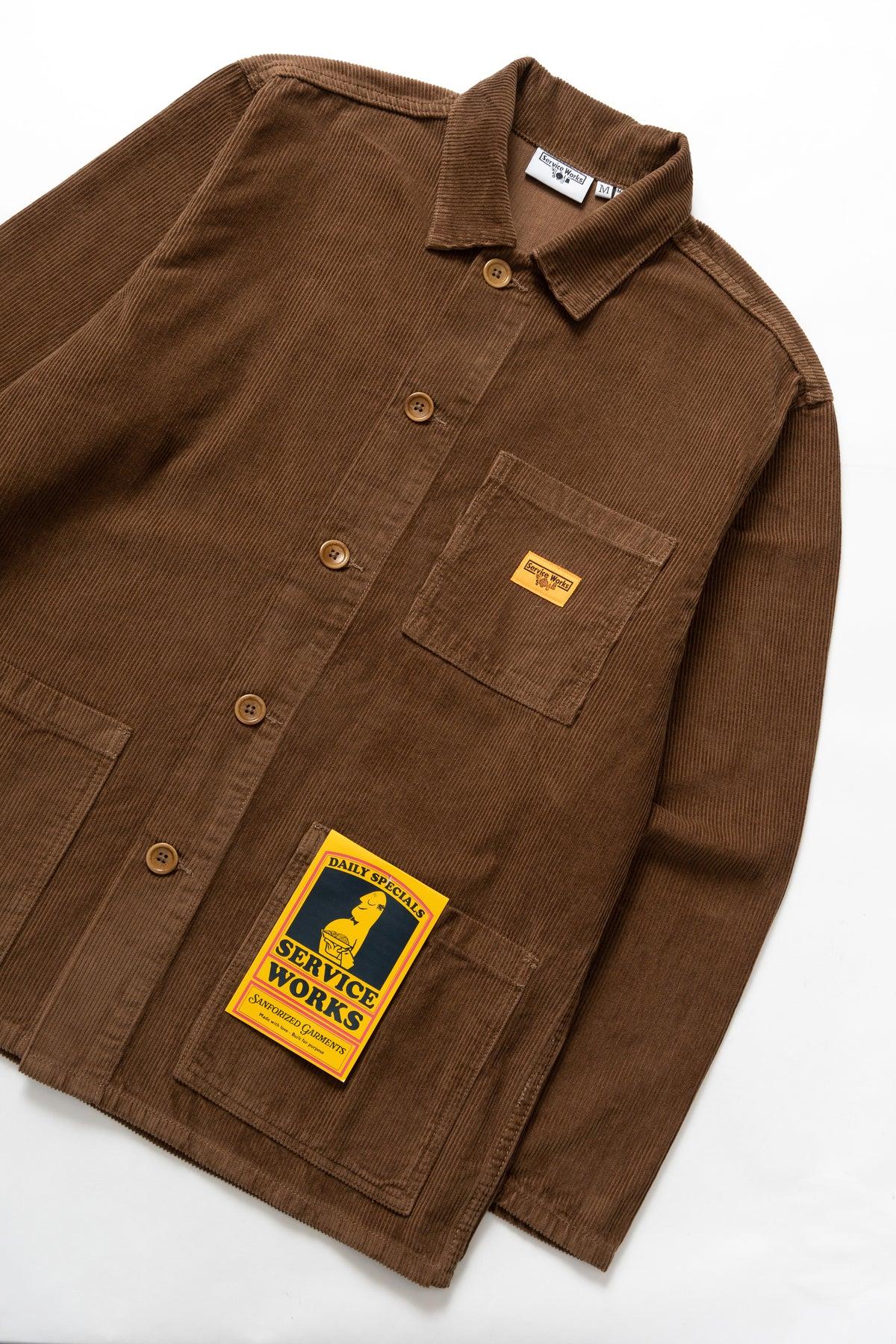Service Works - Corduroy Chore Shirt - Bark Product Image