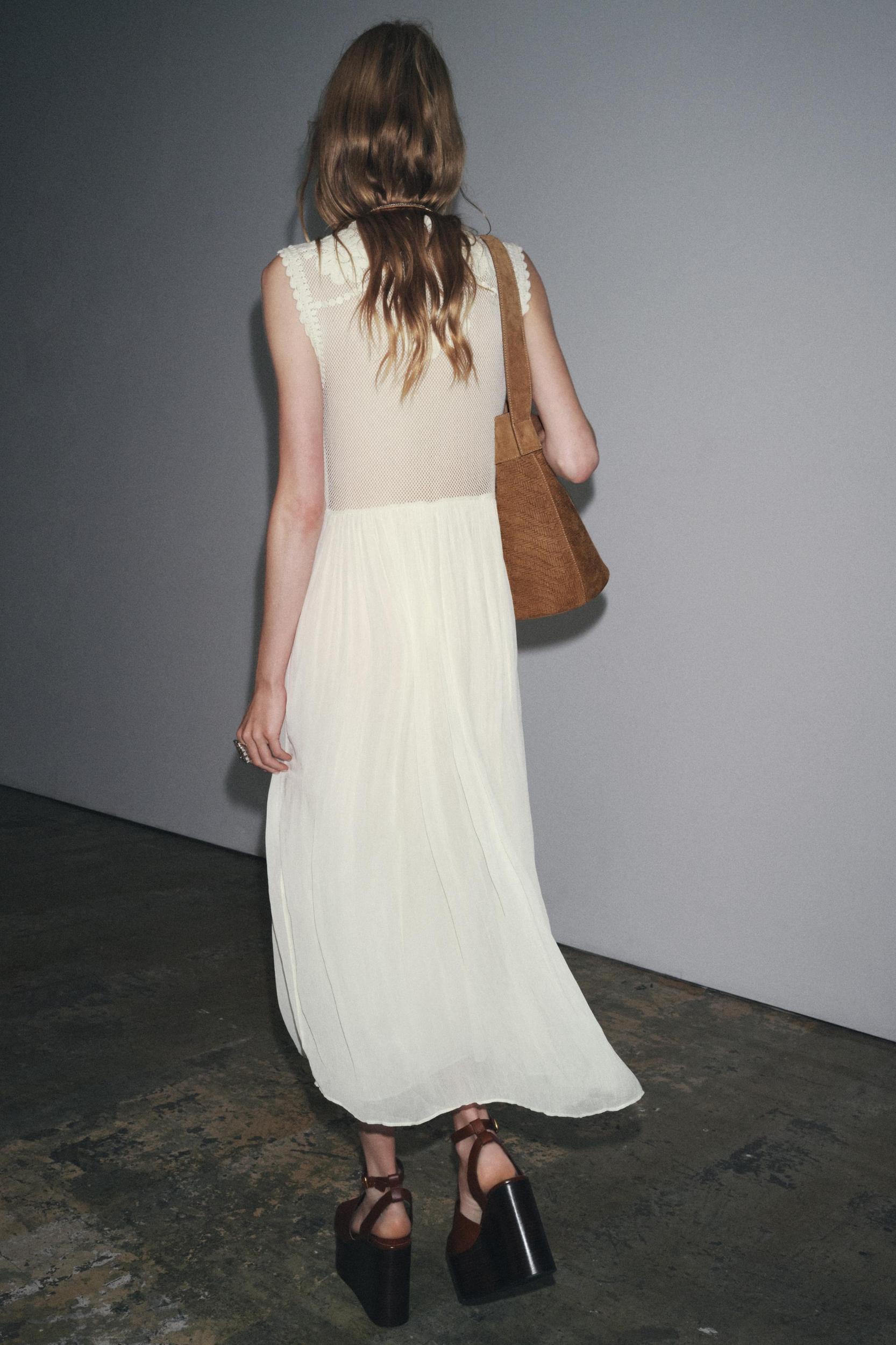 ZW COLLECTION EMBROIDERED COMBINATION DRESS Product Image