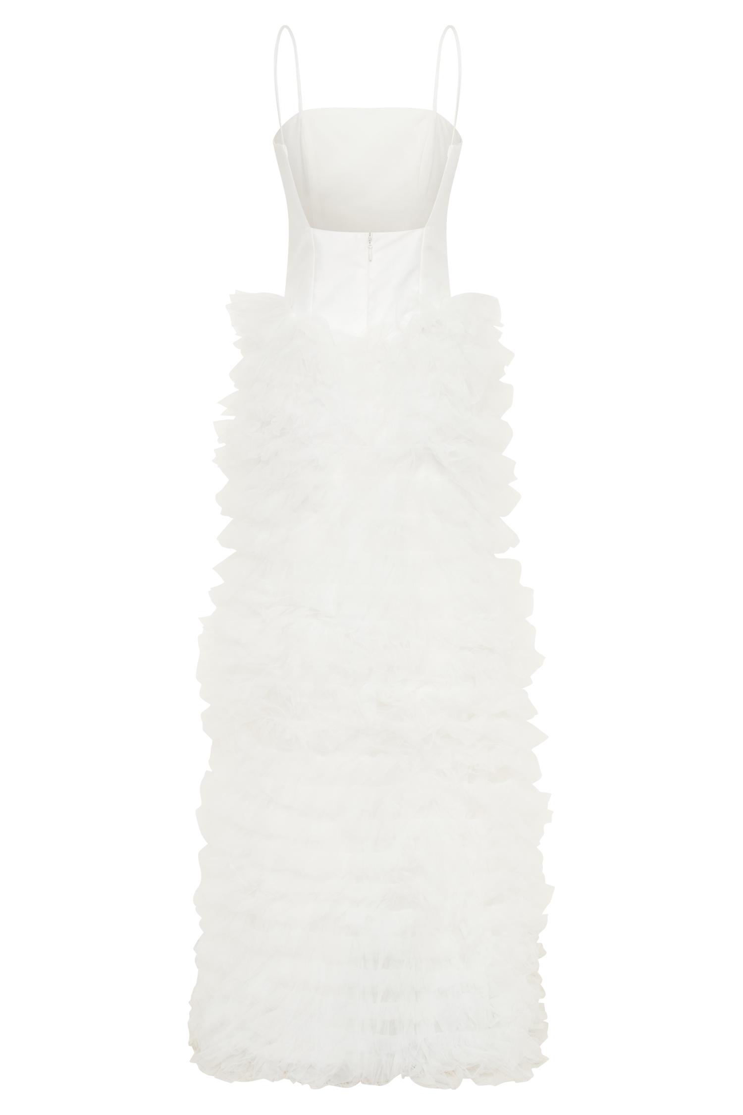 Magnolia Tiered Ruffle Maxi Dress - Ivory Product Image