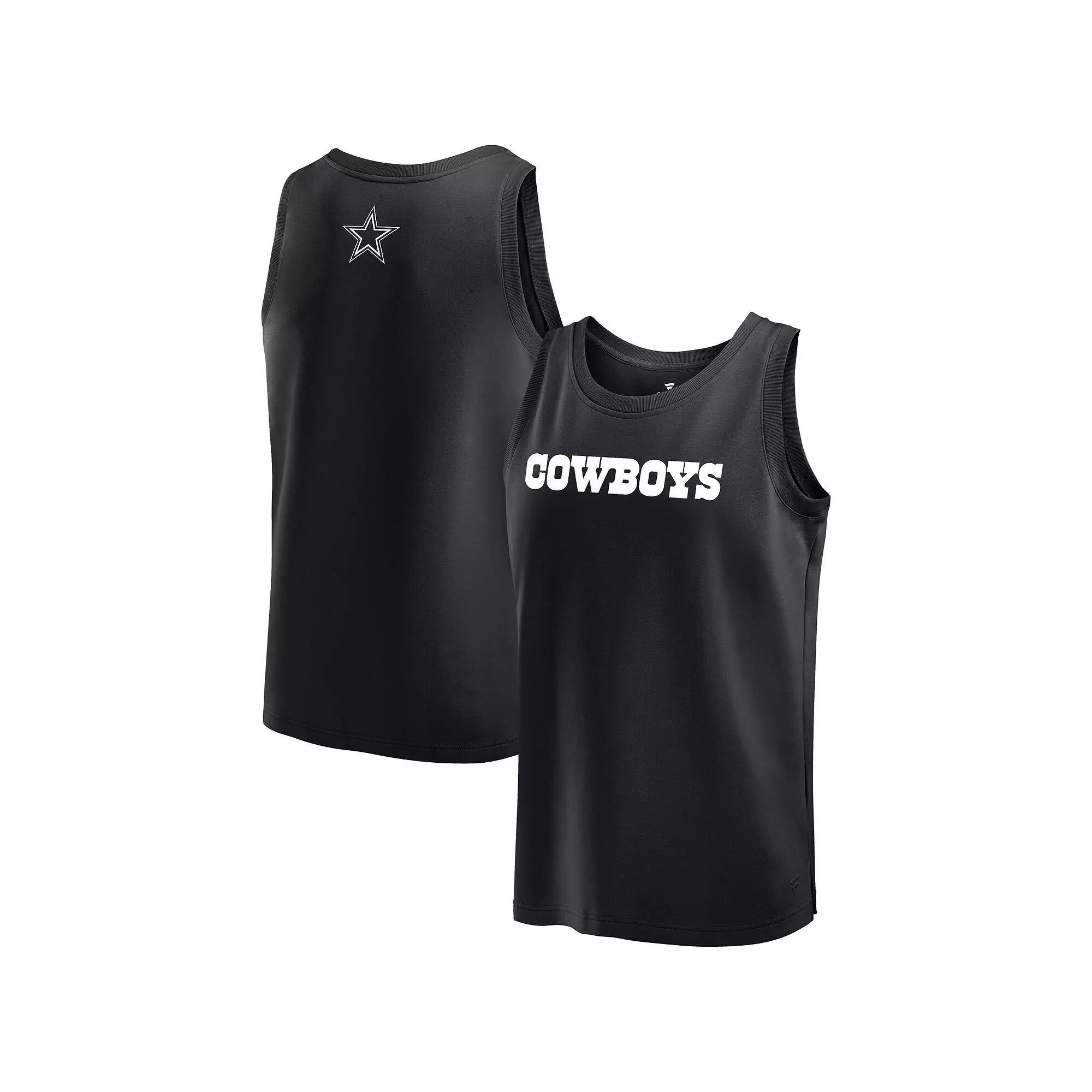 Men's Fanatics Signature Navy Dallas Cowboys Elements Tank Top,  Product Image