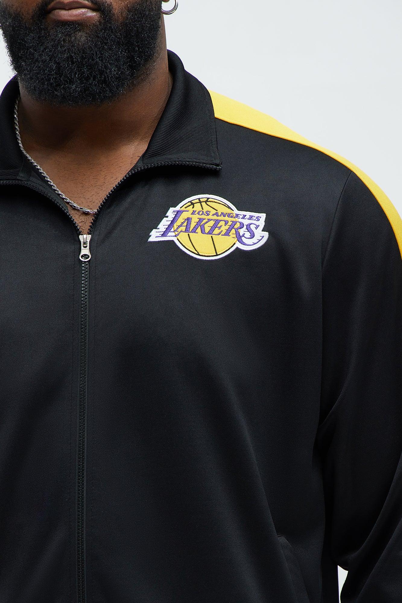 Lakers Stand By Track Jacket - Black Male Product Image