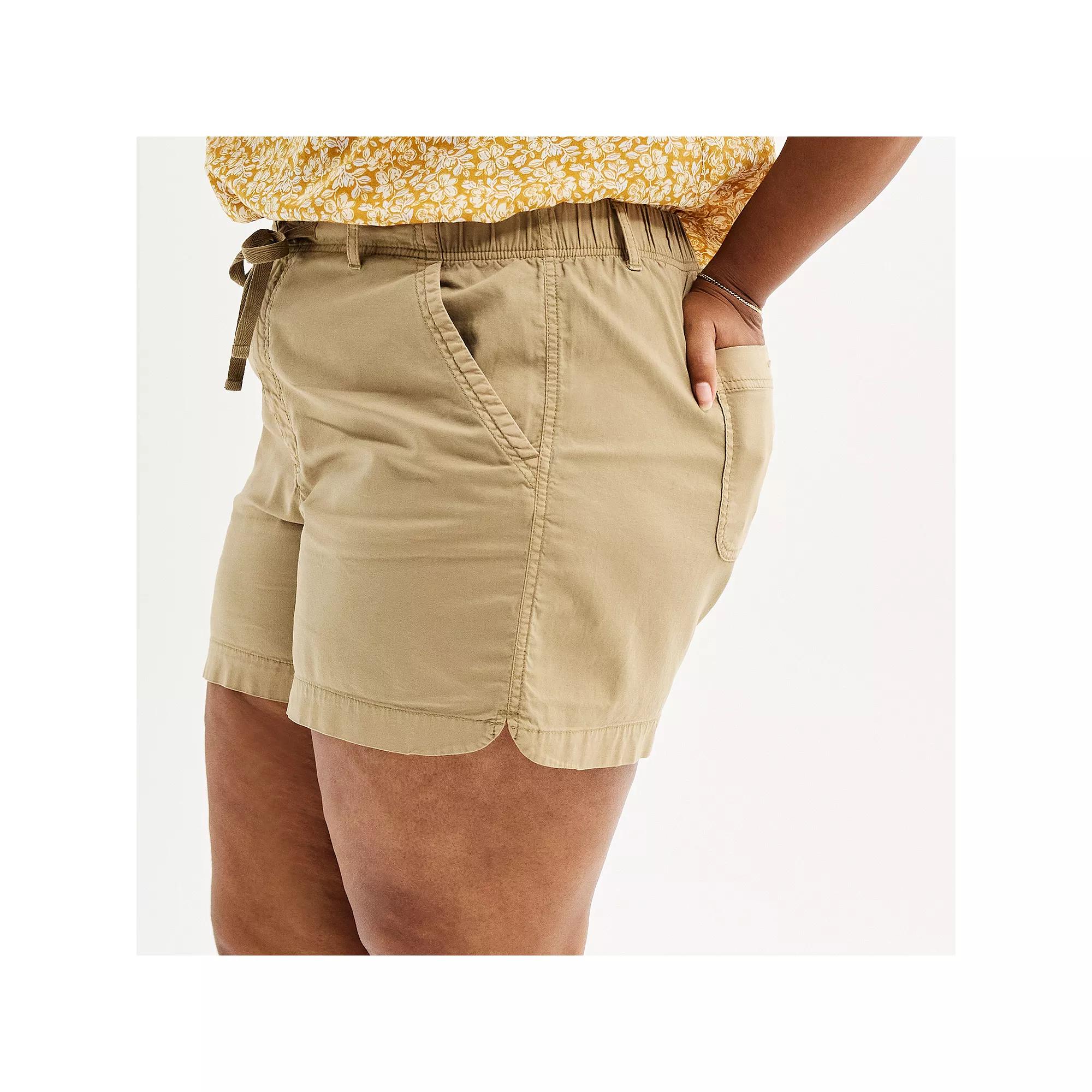 Plus Size Sonoma Goods For Life Utility Shorts, Womens Product Image