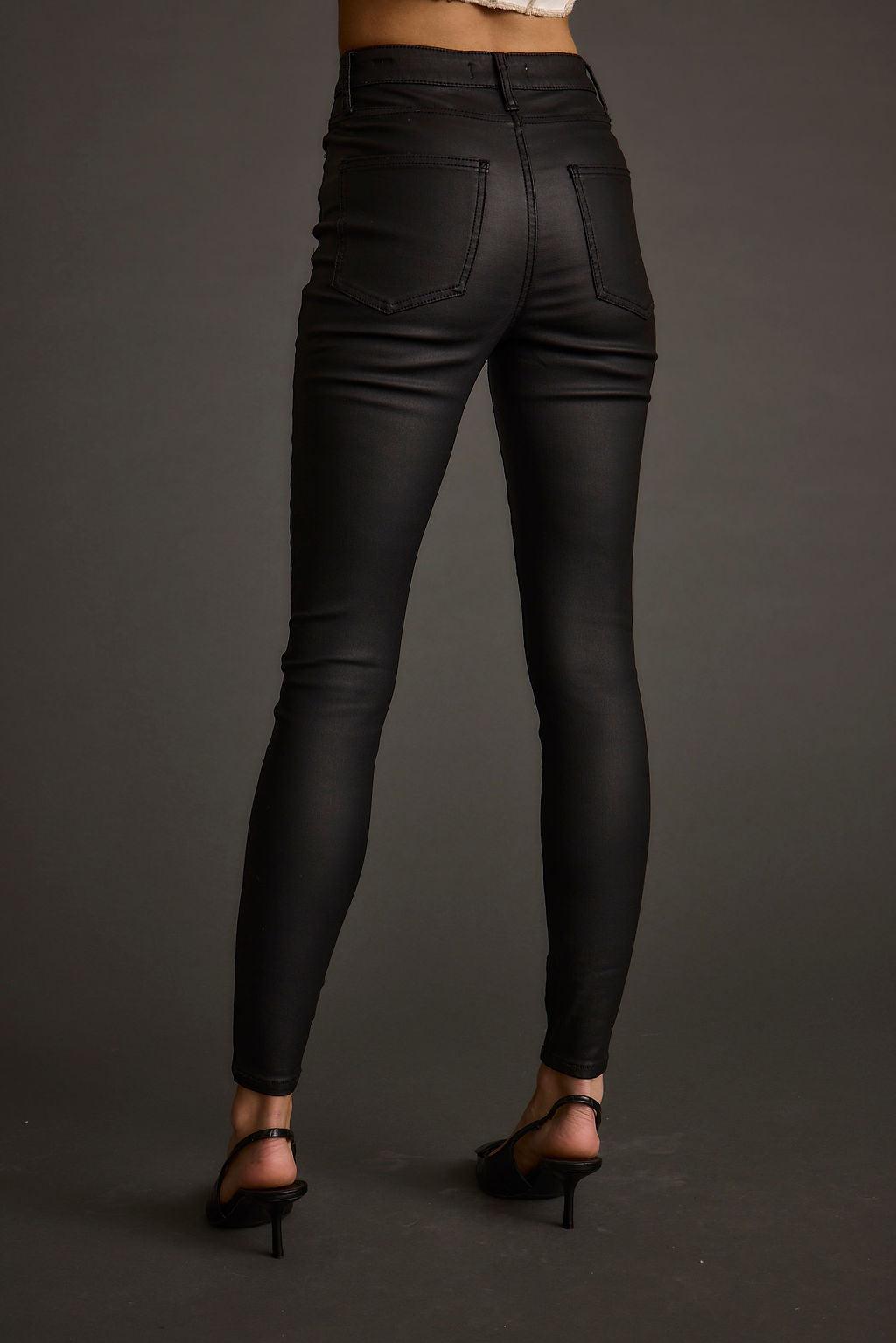 Nixon Black Coated Pants Product Image