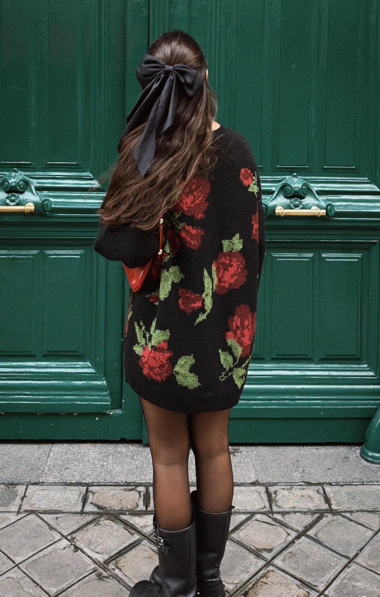 Summit Sweater ~ Send Me Roses Knit Product Image