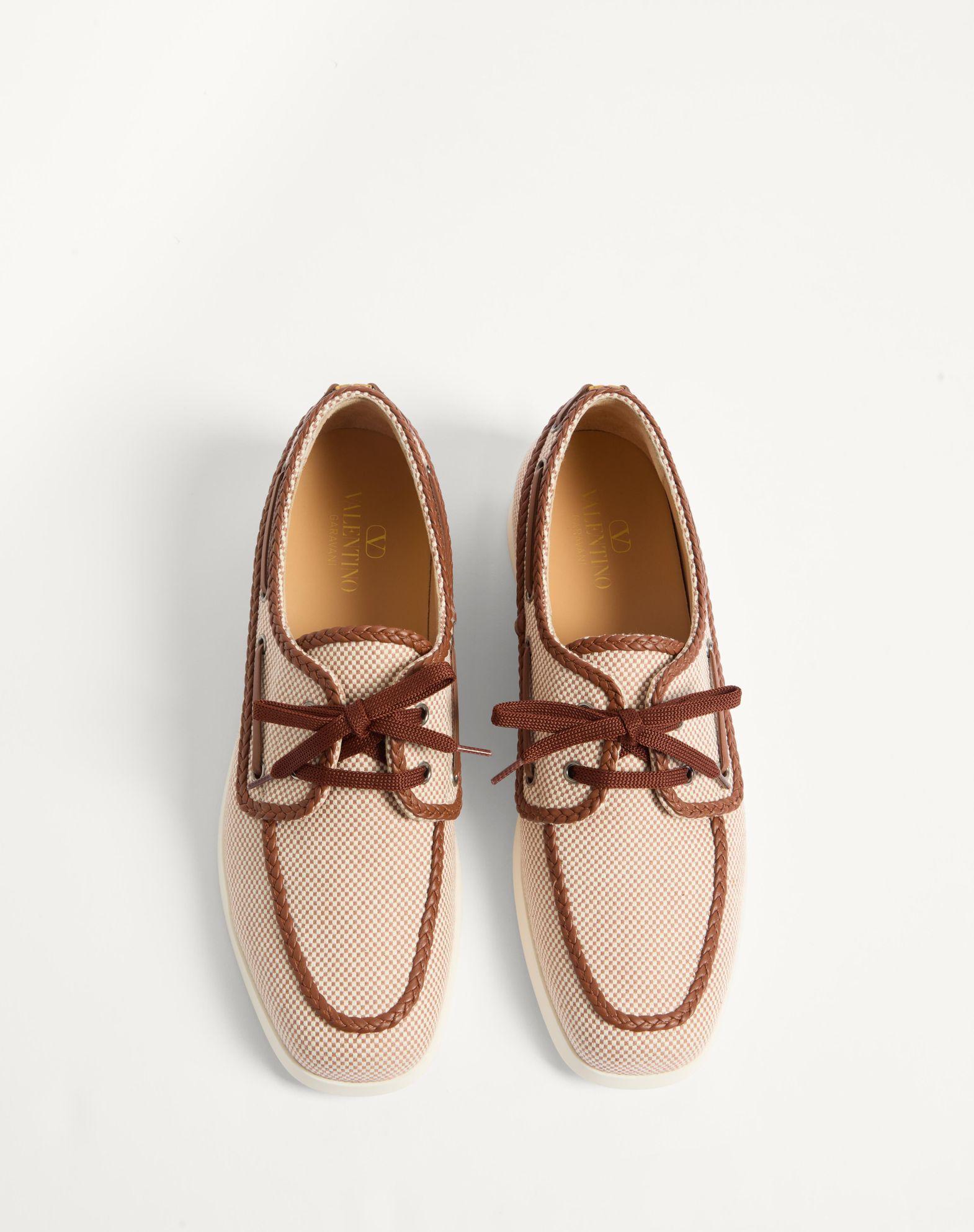 Palm Avenue Canvas And Nappa Boat Shoe Product Image