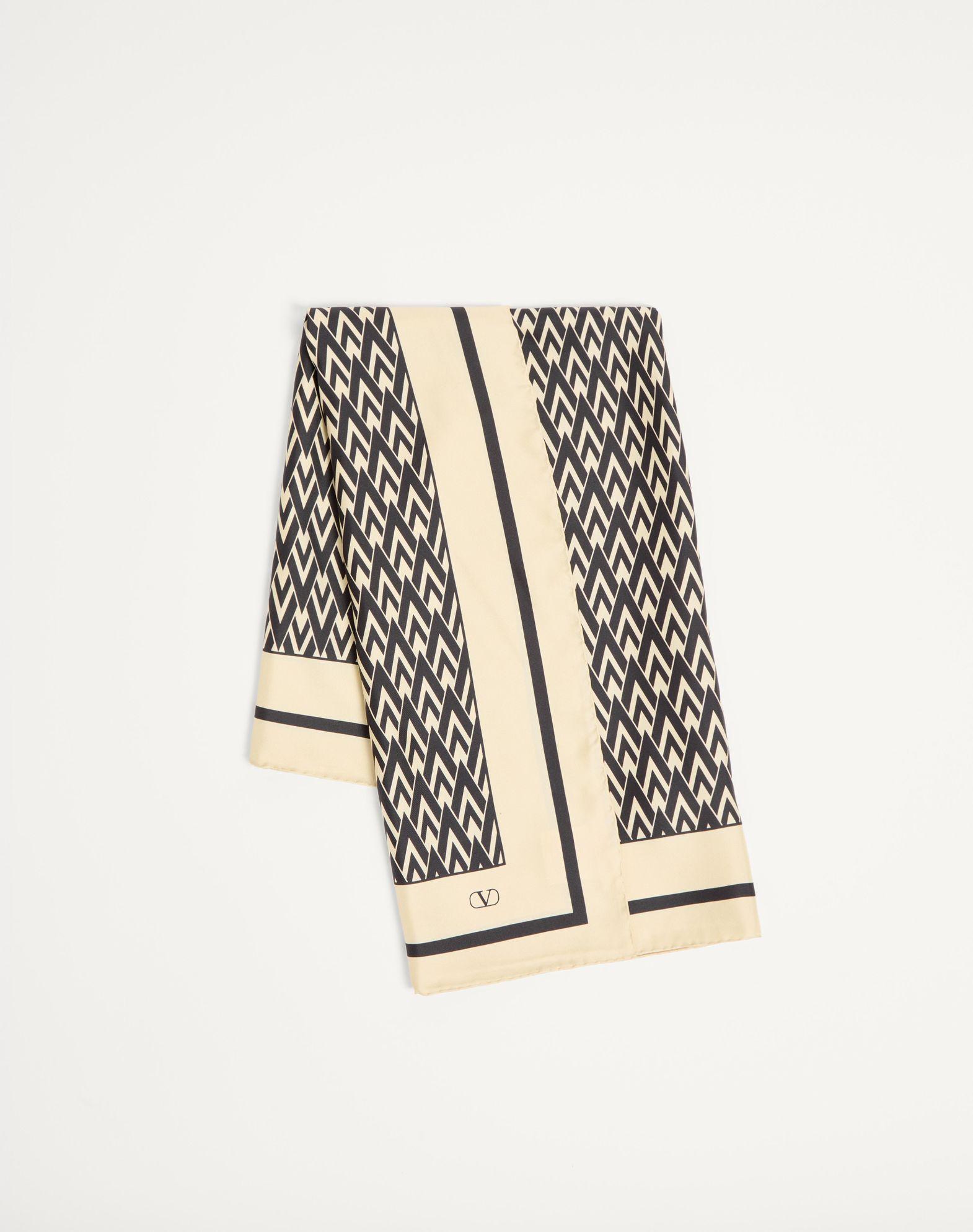 Toute La V Silk Scarf  Product Image