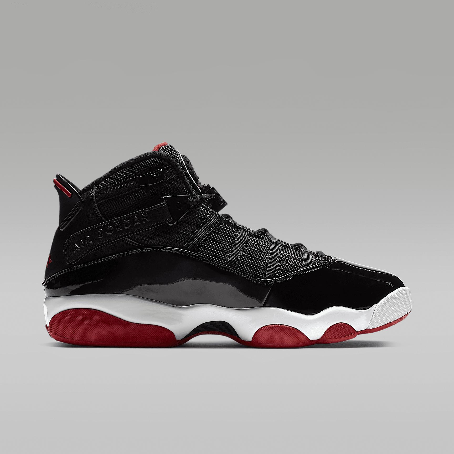Jordan Mens Jordan 6 Rings - Mens Shoes Varsity Red/Black/White Product Image