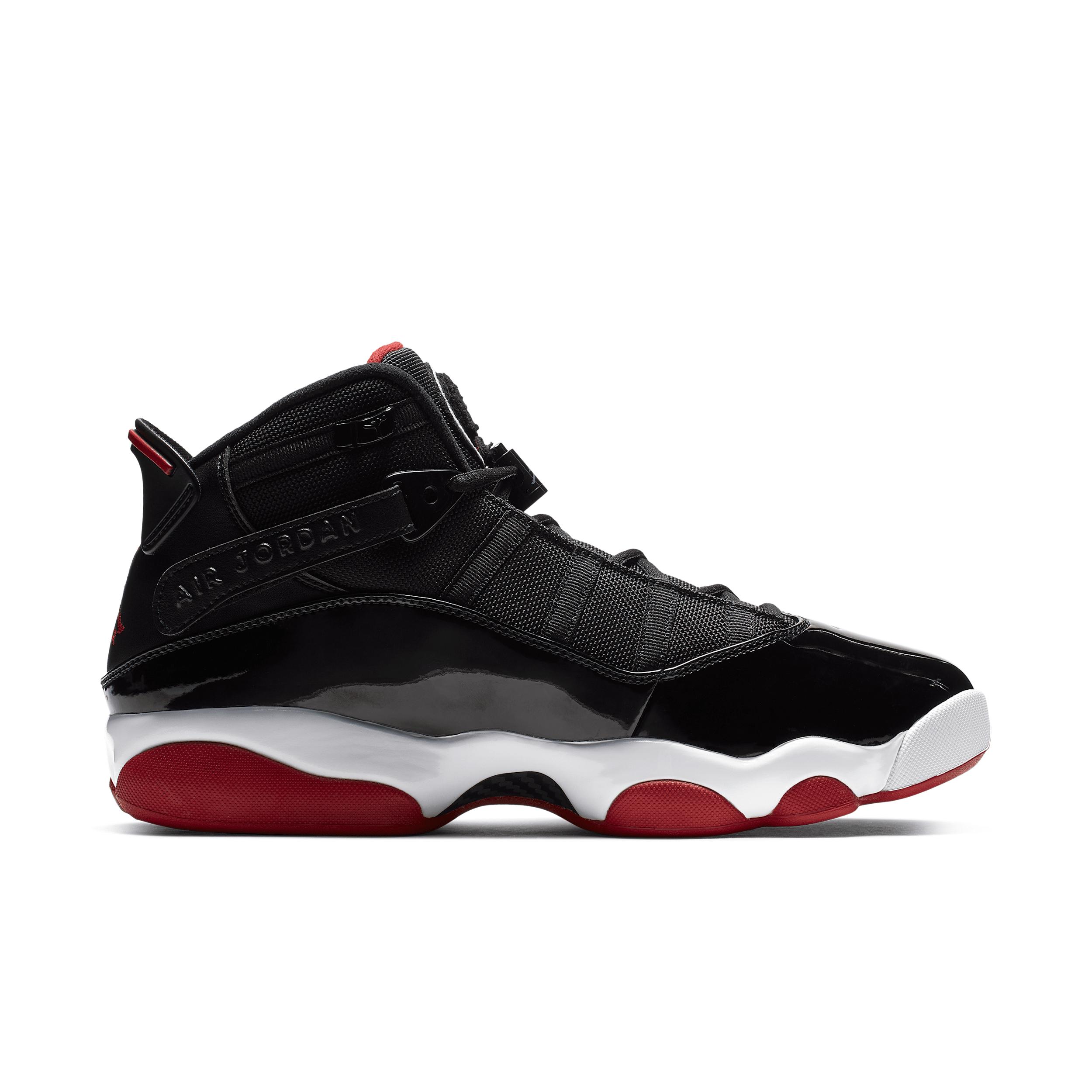 Jordan Mens Jordan 6 Rings - Mens Shoes Varsity Red/Black/White Product Image