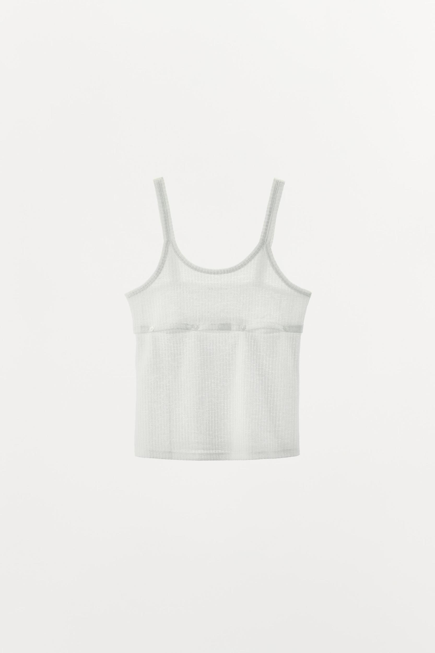 BUTTON KNIT TOP Product Image