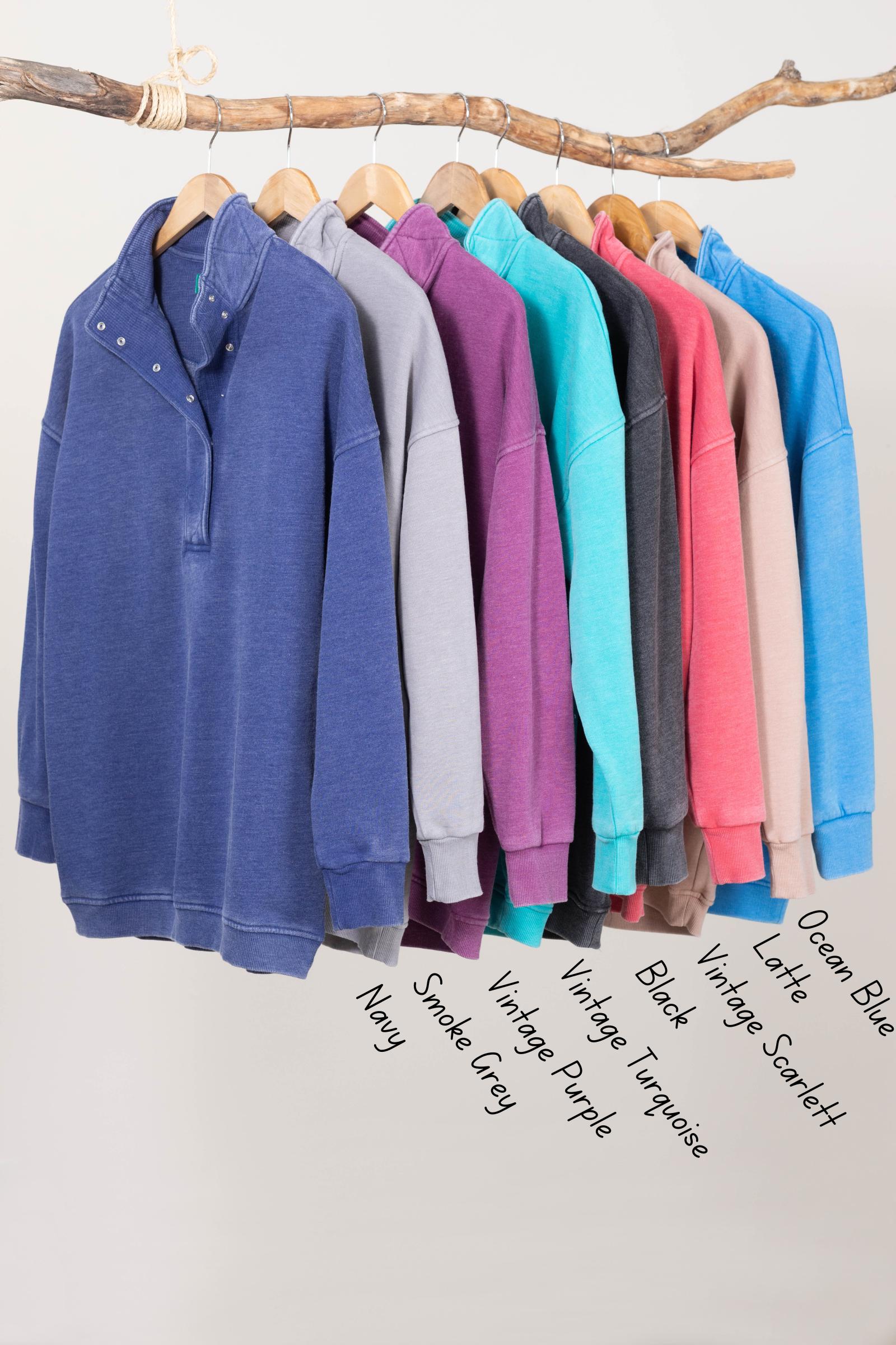 Snap It Up Pullover by Filly Flair Product Image