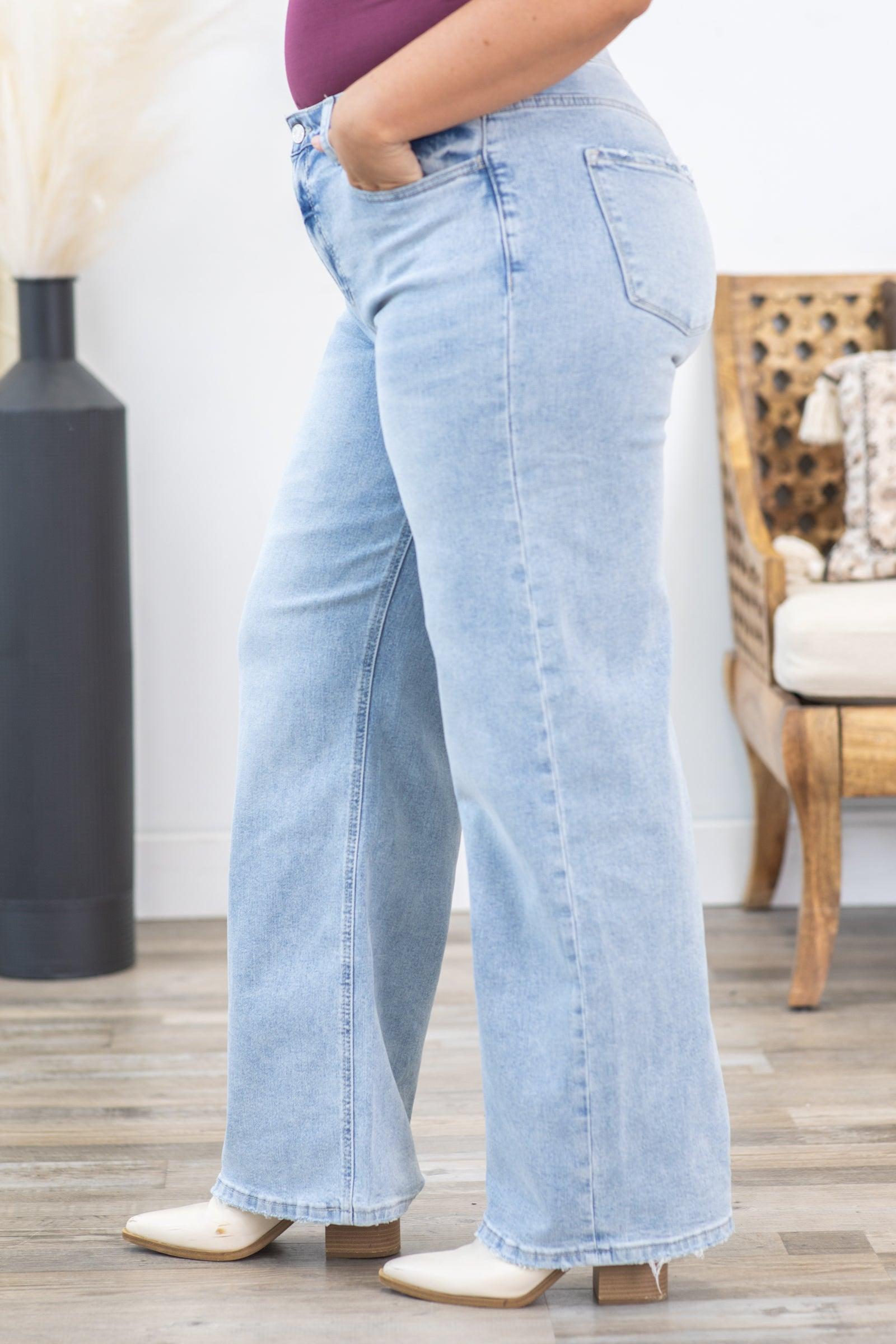 Lovervet Falling In Love Wide Leg Jeans Product Image