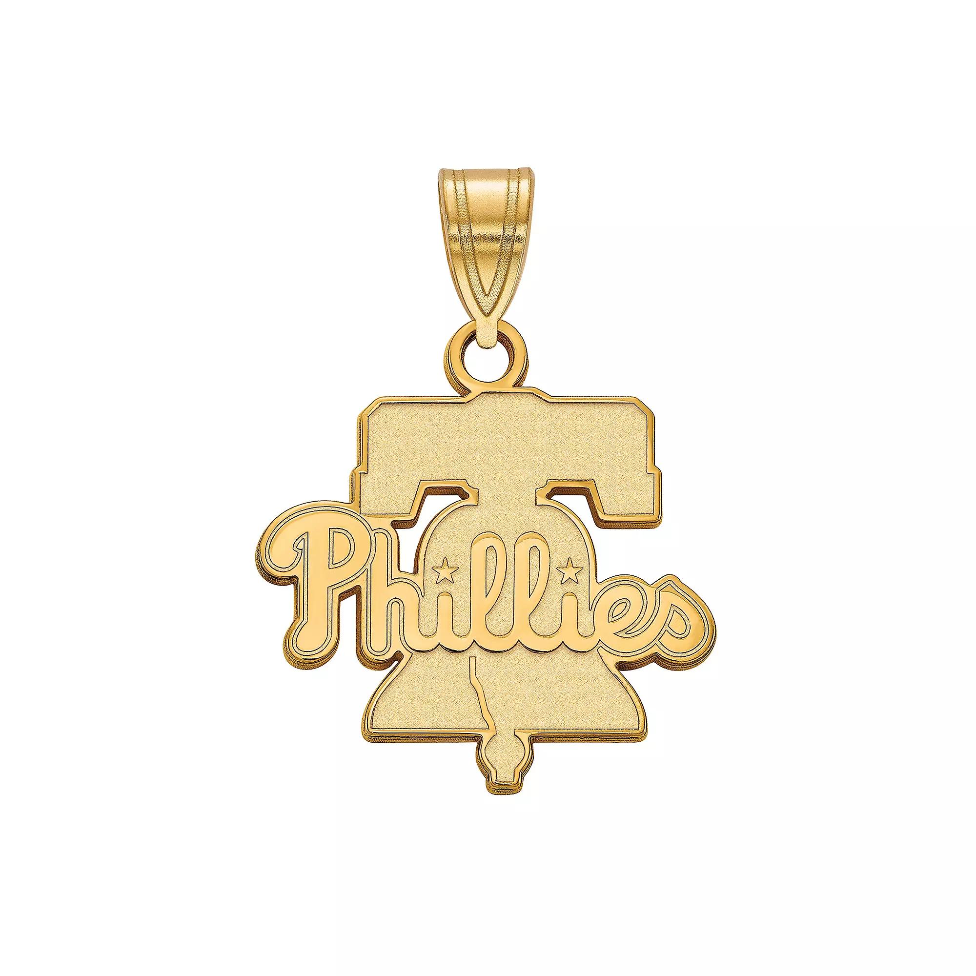 LogoArt Sterling Silver Philadelphia Phillies Medium Pendant, Women's, Size: 23 mm Product Image