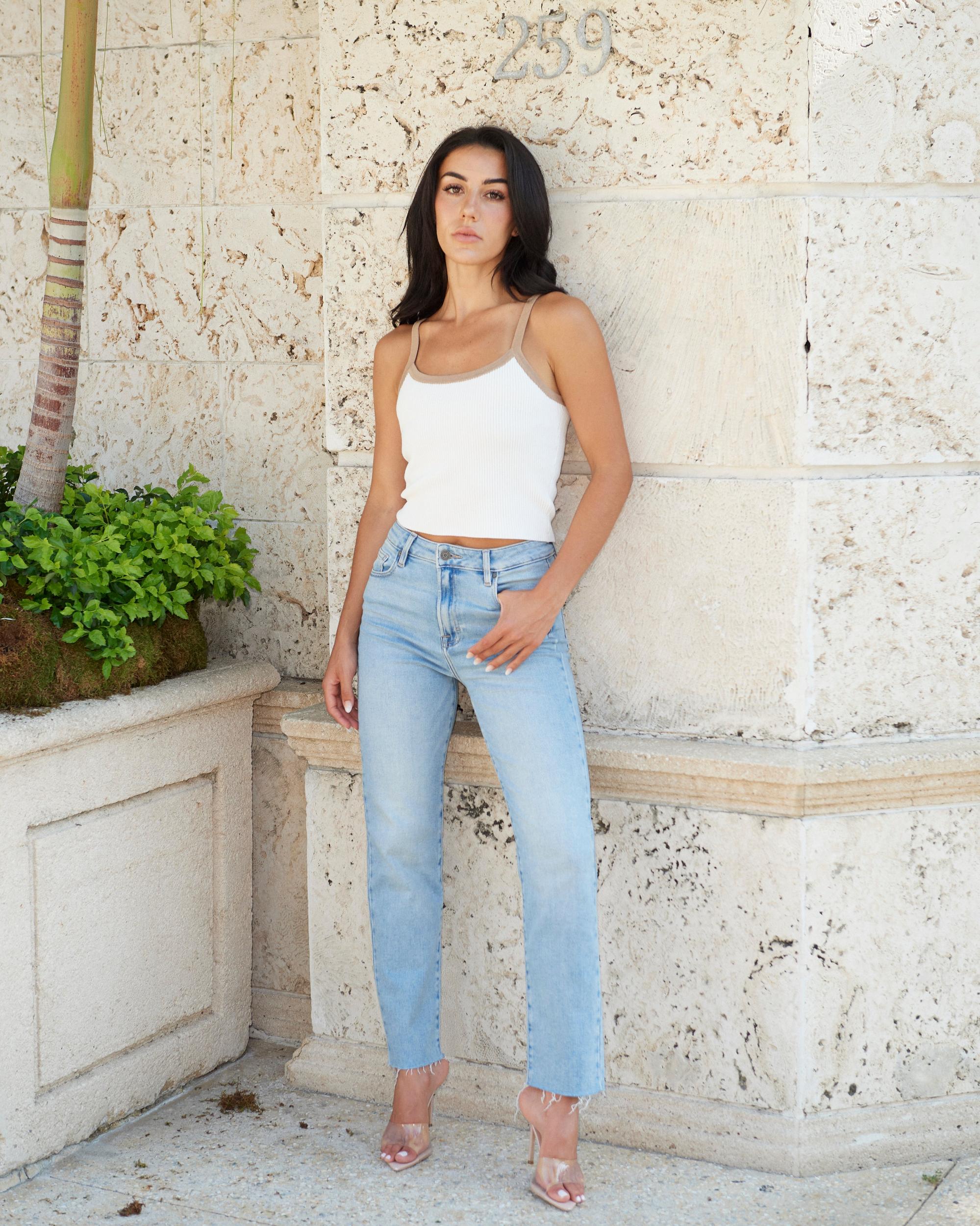 Ines Colorblock Knit  Top Product Image