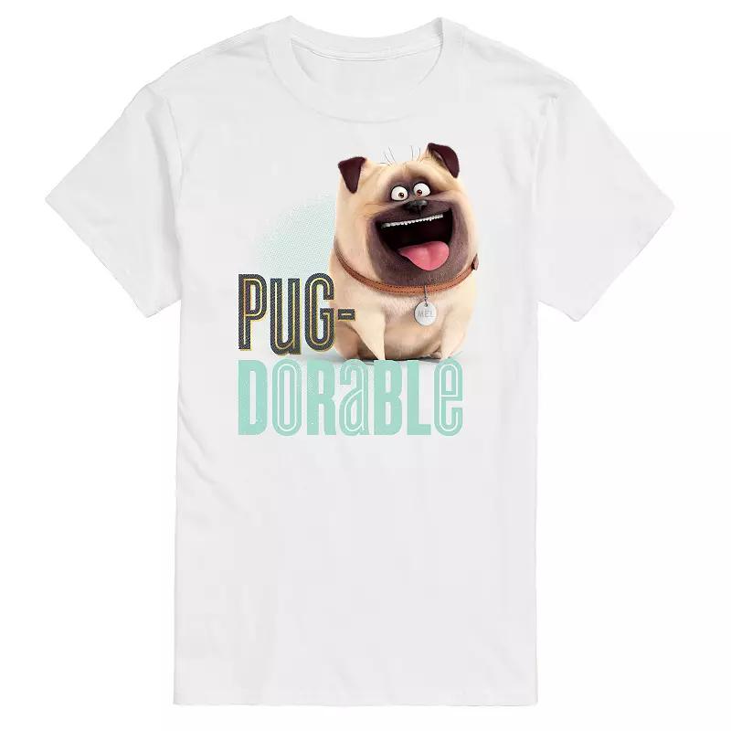 Men's The Secret Life of Pets Pug-Dorable Graphic Tee,  Product Image