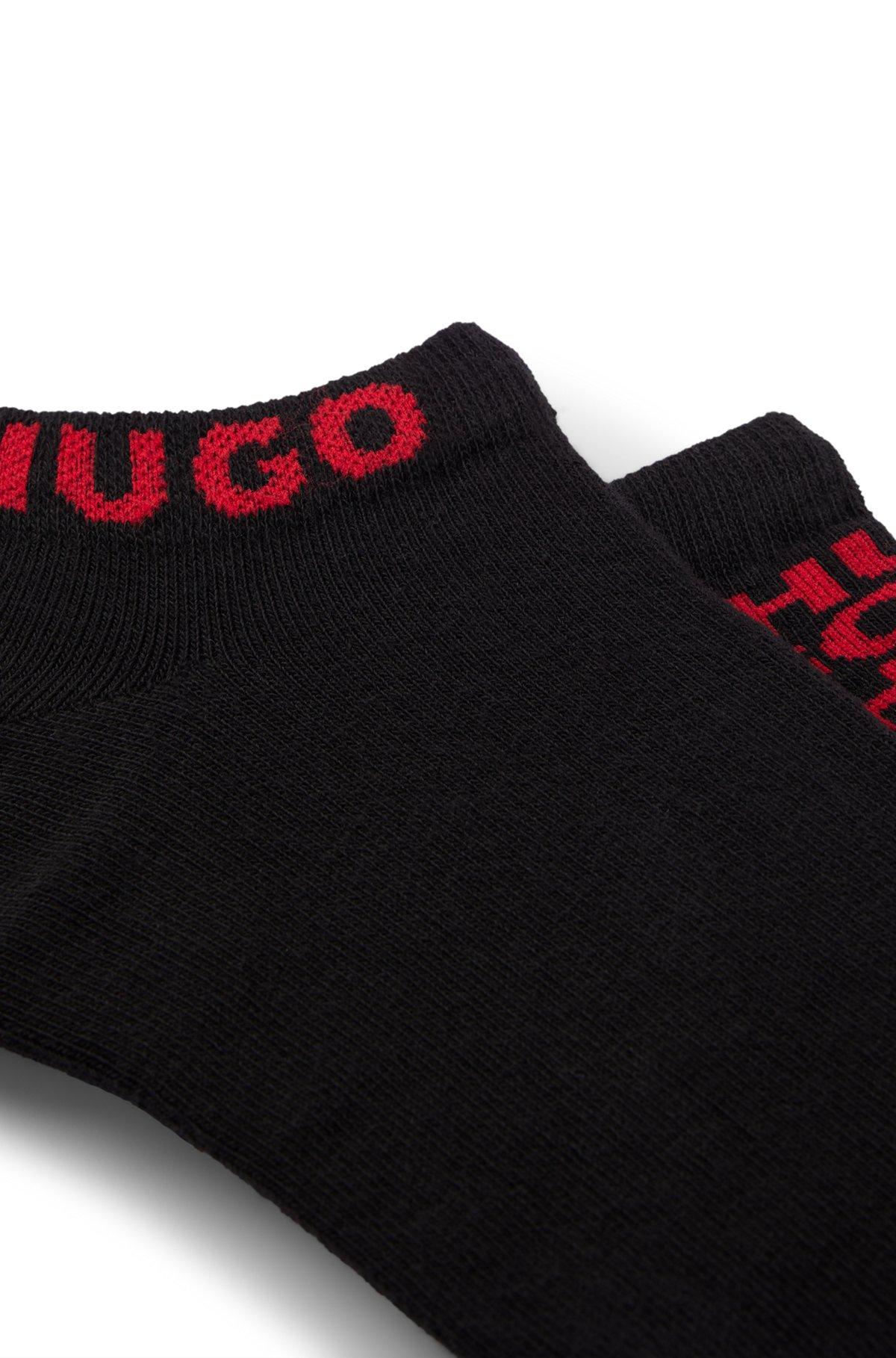 Two-pack of ankle socks with logos Product Image