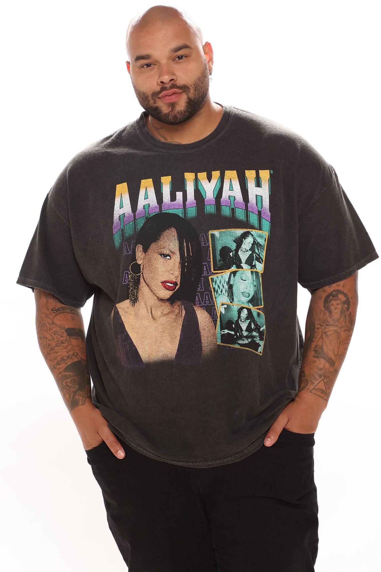 Aaliyah Oversize Short Sleeve Tee - Black Product Image