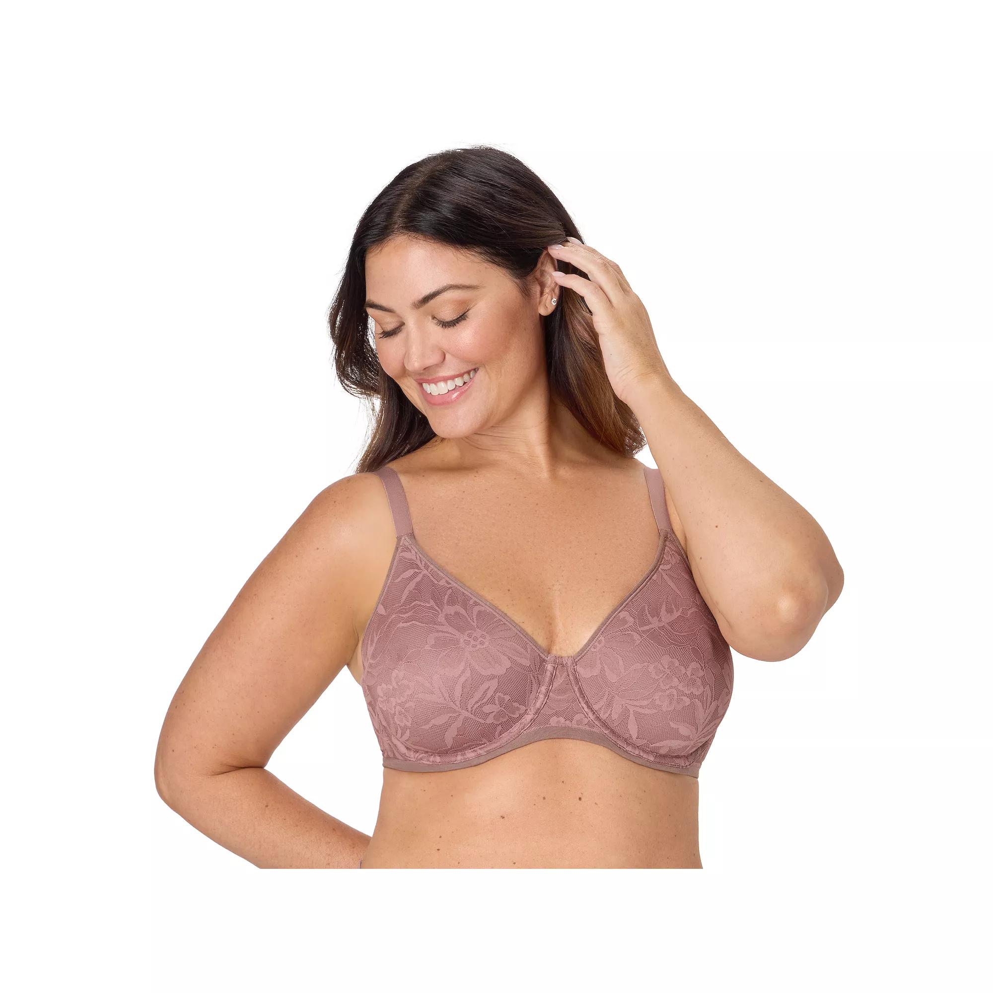 Bali Breathe Cotton Modal Lace Convertible Strap Underwire Bra DF7590, Women's,  Product Image