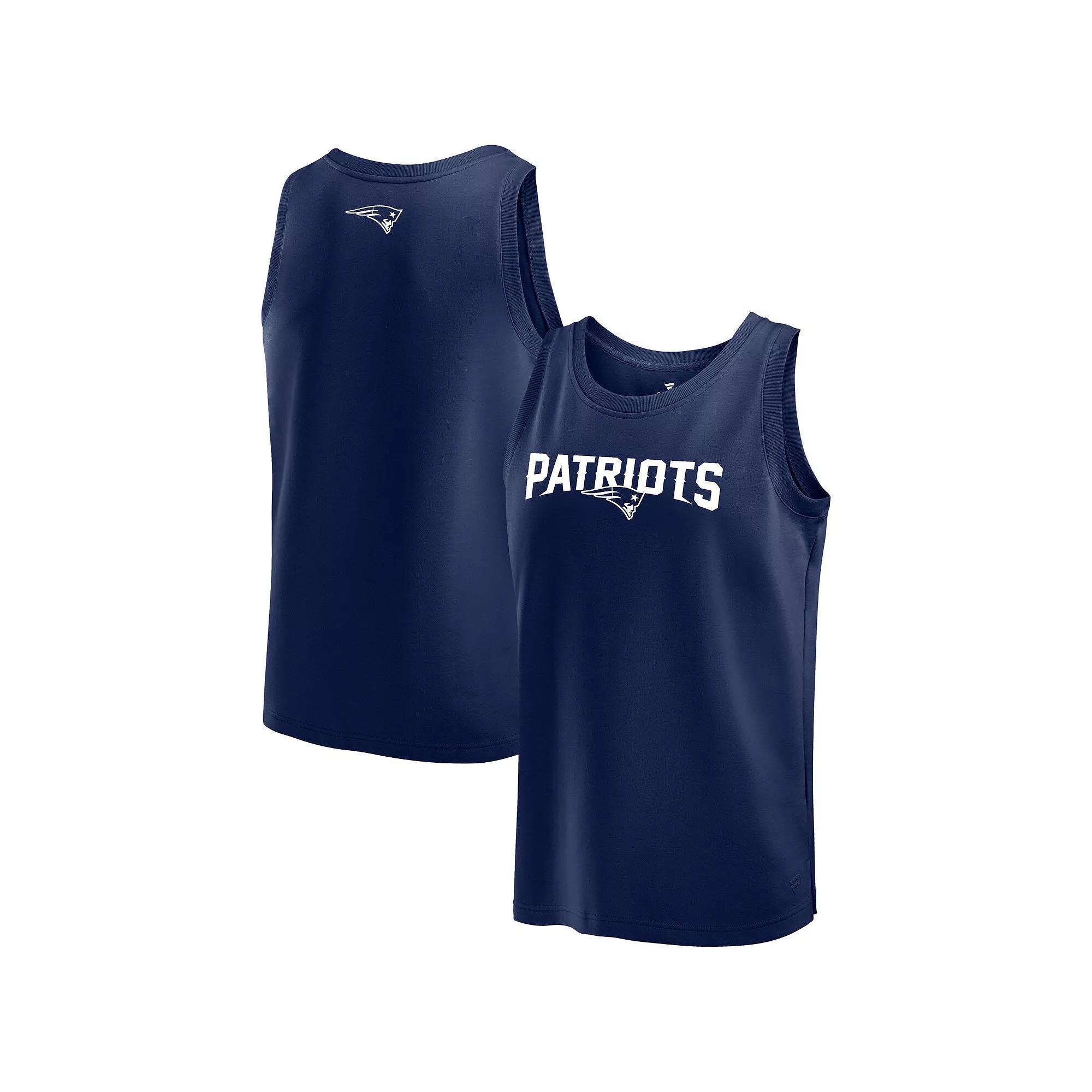 Men's Fanatics Navy New England Patriots Elements Tank Top,  Product Image