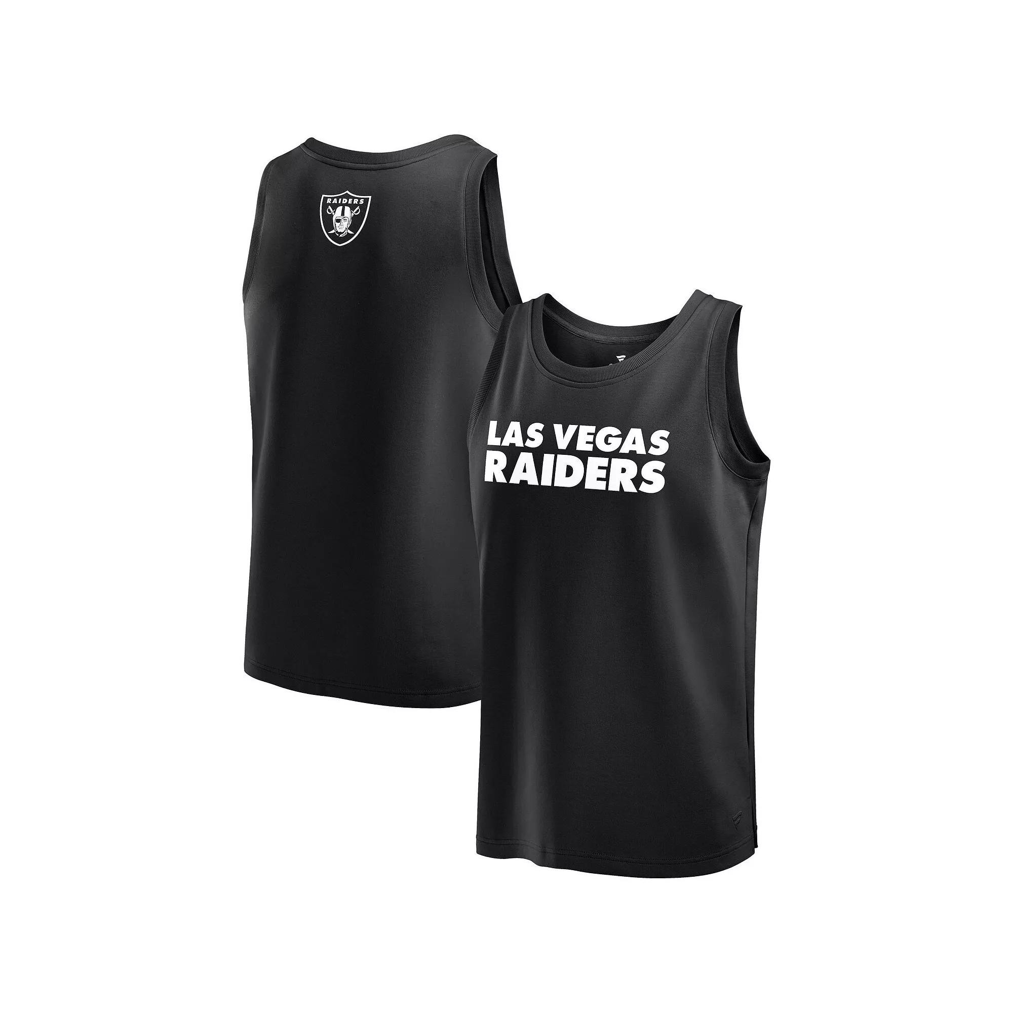 Men's Fanatics Black Las Vegas Raiders Elements Tank Top,  Product Image