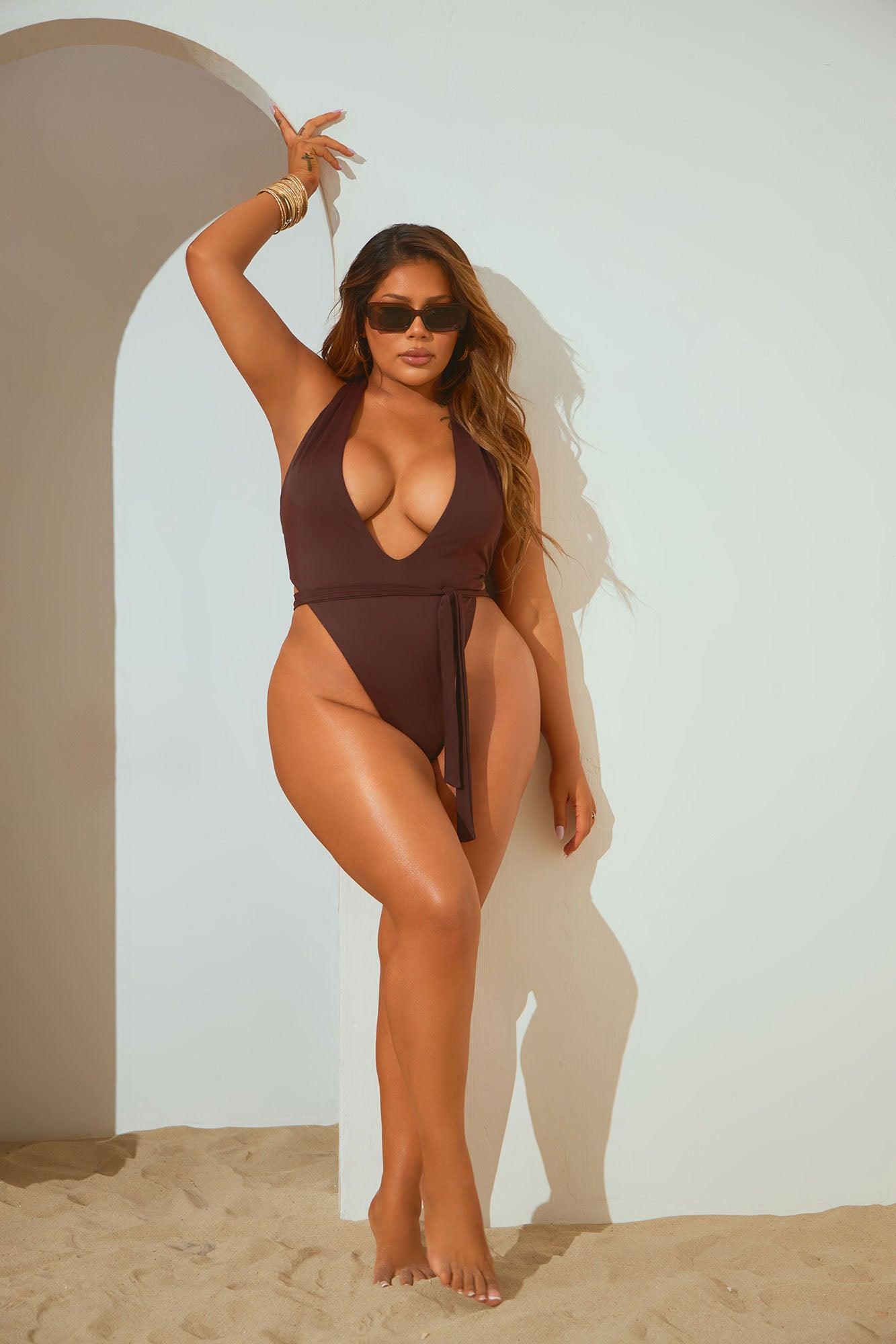 Marbella Swimsuit - Chocolate Product Image