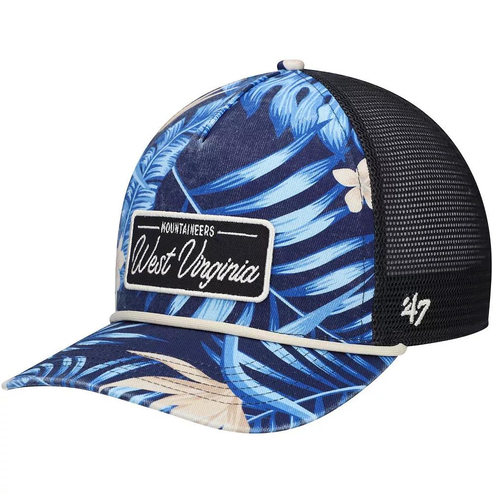 Men's '47 Navy West Virginia Mountaineers Tropicalia Hitch Adjustable Hat, Blue Product Image