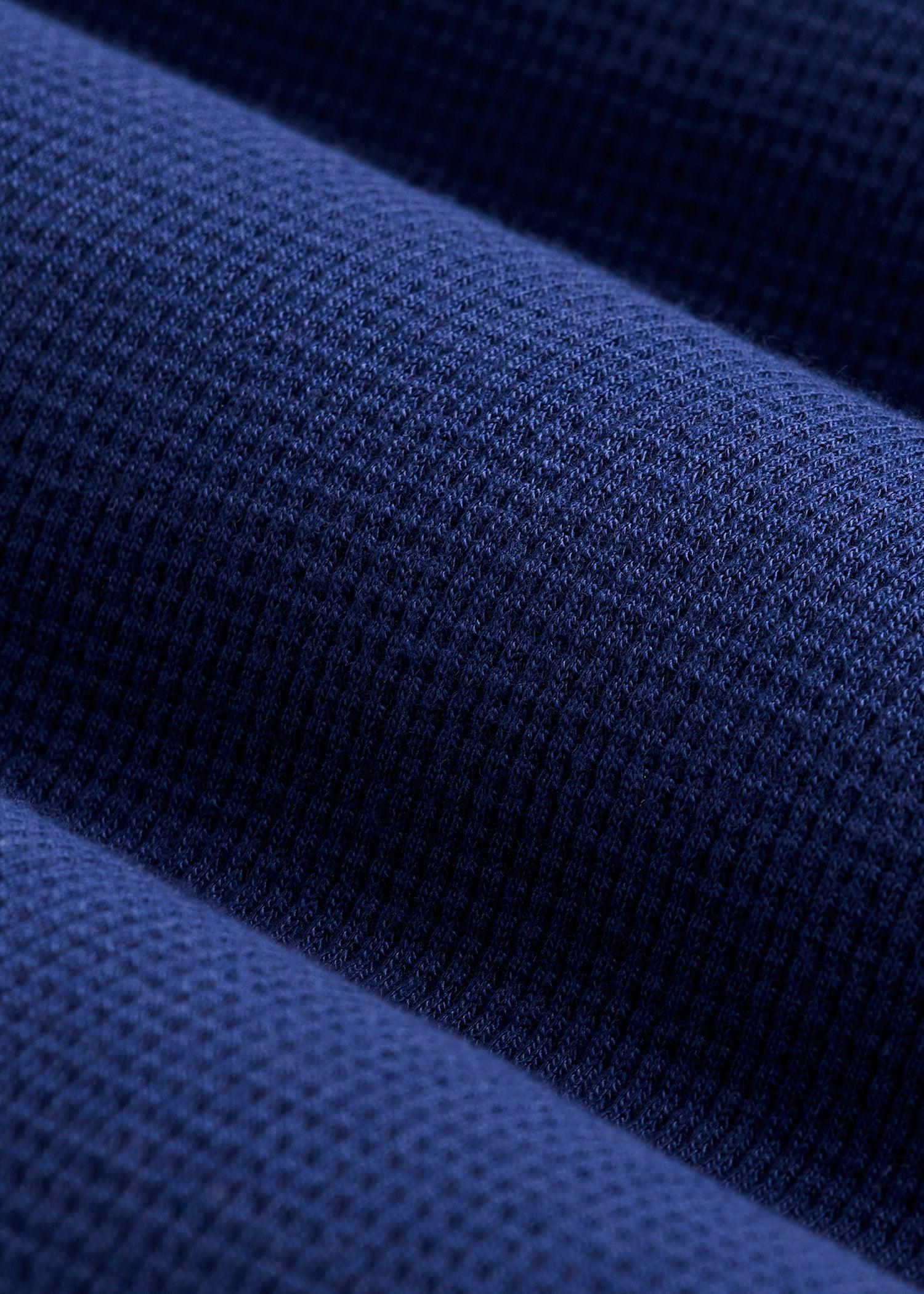 Waffle Tank Top for Tall Women in Midnight Blue Female Product Image