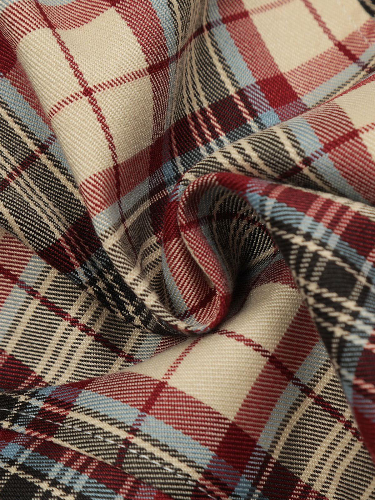 Aelfric Eden Plaid Cropped Shirt Female Product Image