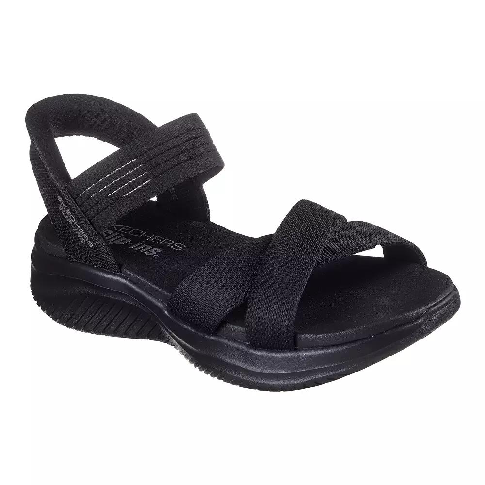 Skechers Womens Slip-Ins Ultra Flex 3.0 Wedge Sandal Product Image