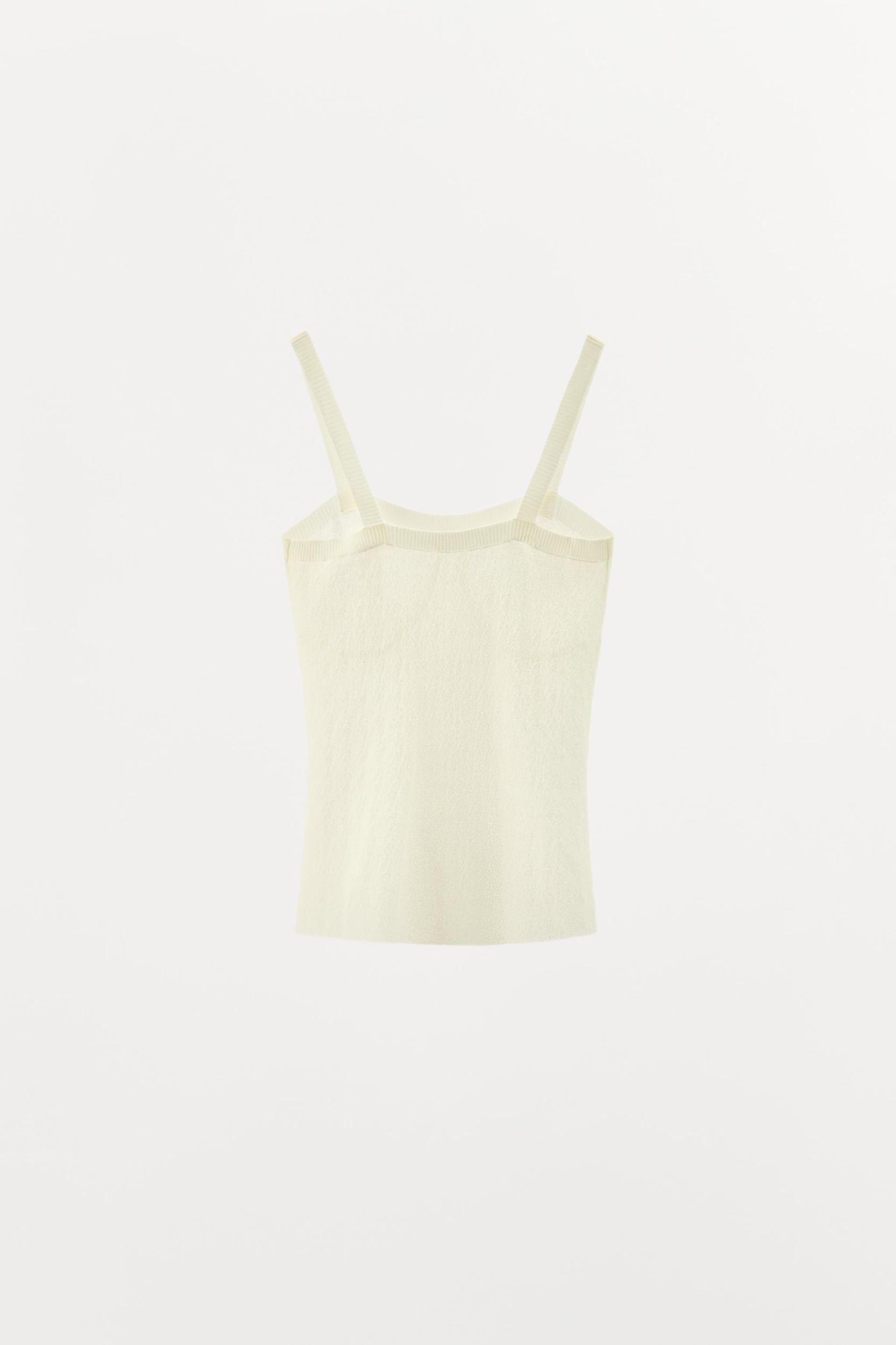 PLEATED KNIT TOP Product Image