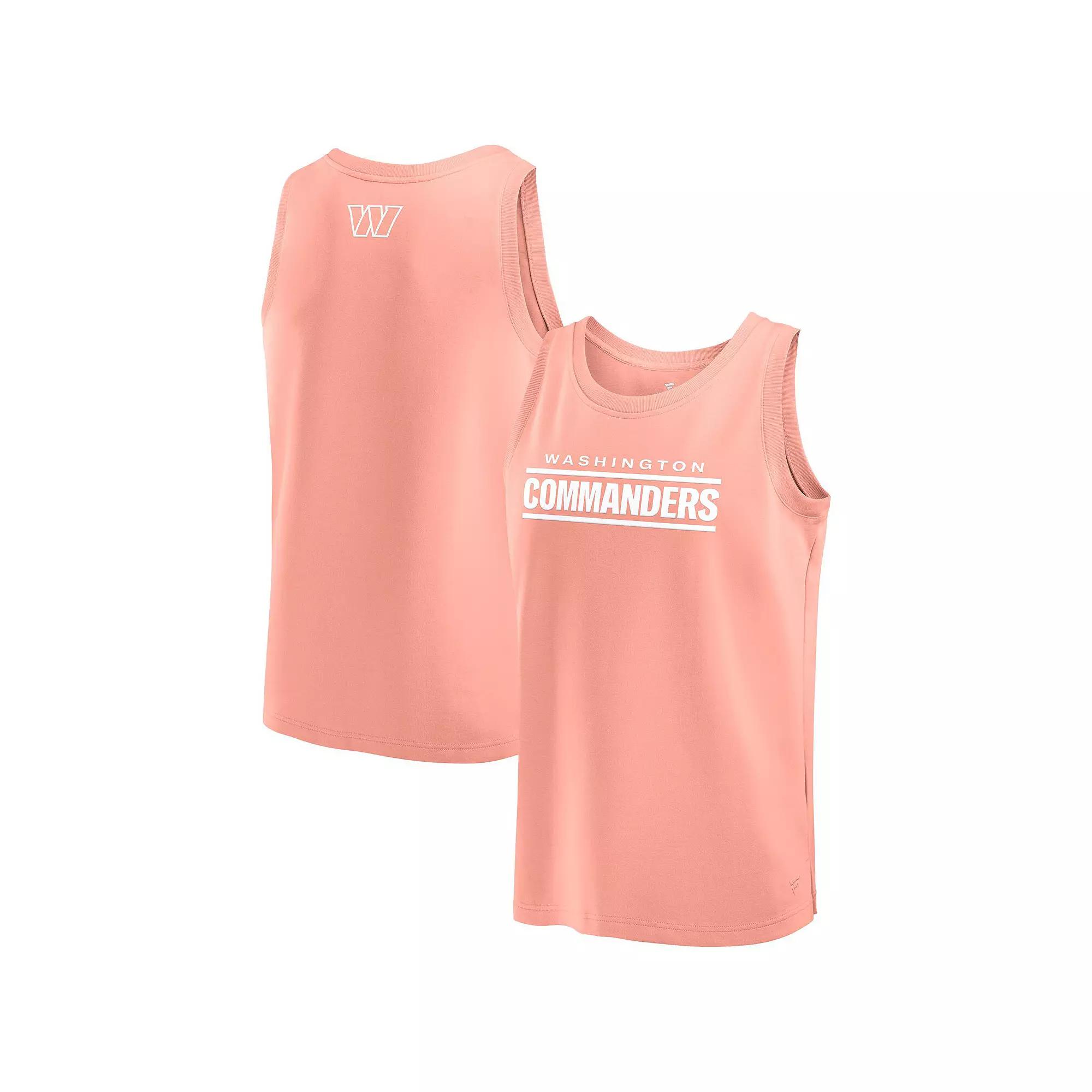 Men's Fanatics Coral Washington Commanders Elements Tank Top,  Product Image