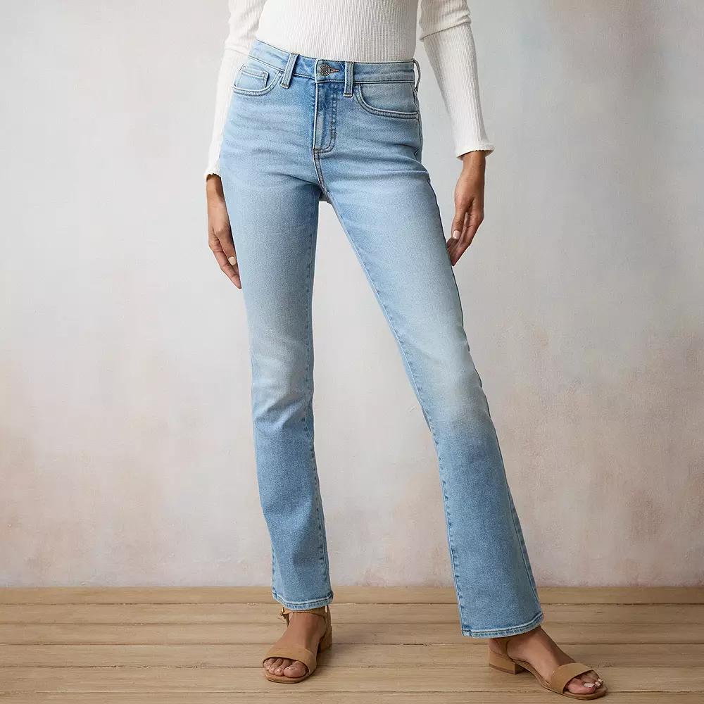 Women's LC Lauren Conrad High-Waist Bootcut Jeans,  Product Image