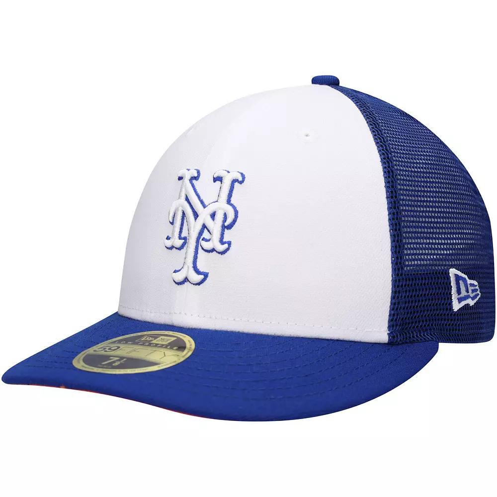 Men's New Era  Royal/White New York Mets 2023 On-Field Batting Practice Low Profile 59FIFTY Fitted Hat, Size: 7 Product Image