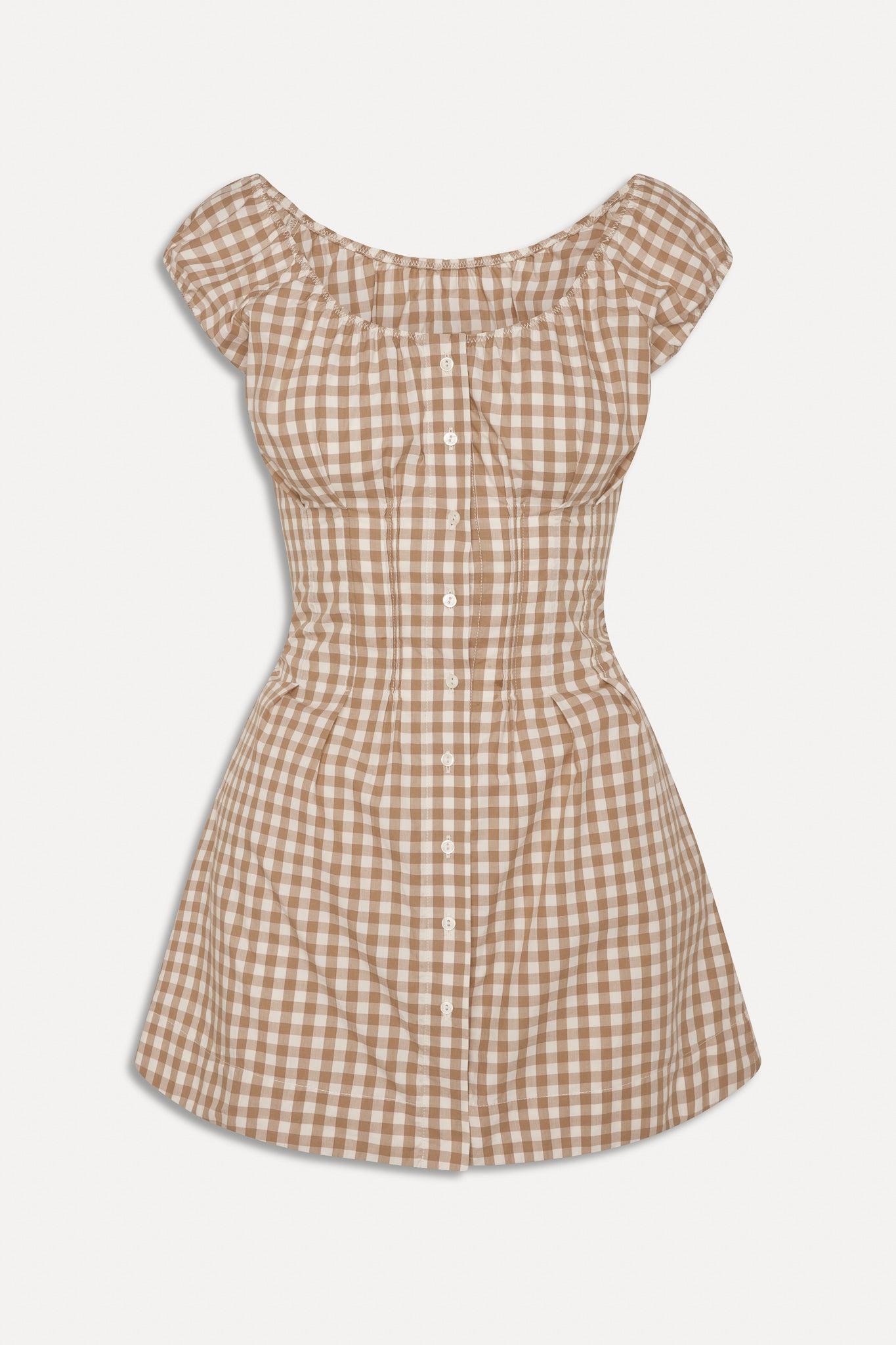 x BELLA HADID Mustang Mini Dress - Rodeo Gingham Product Image