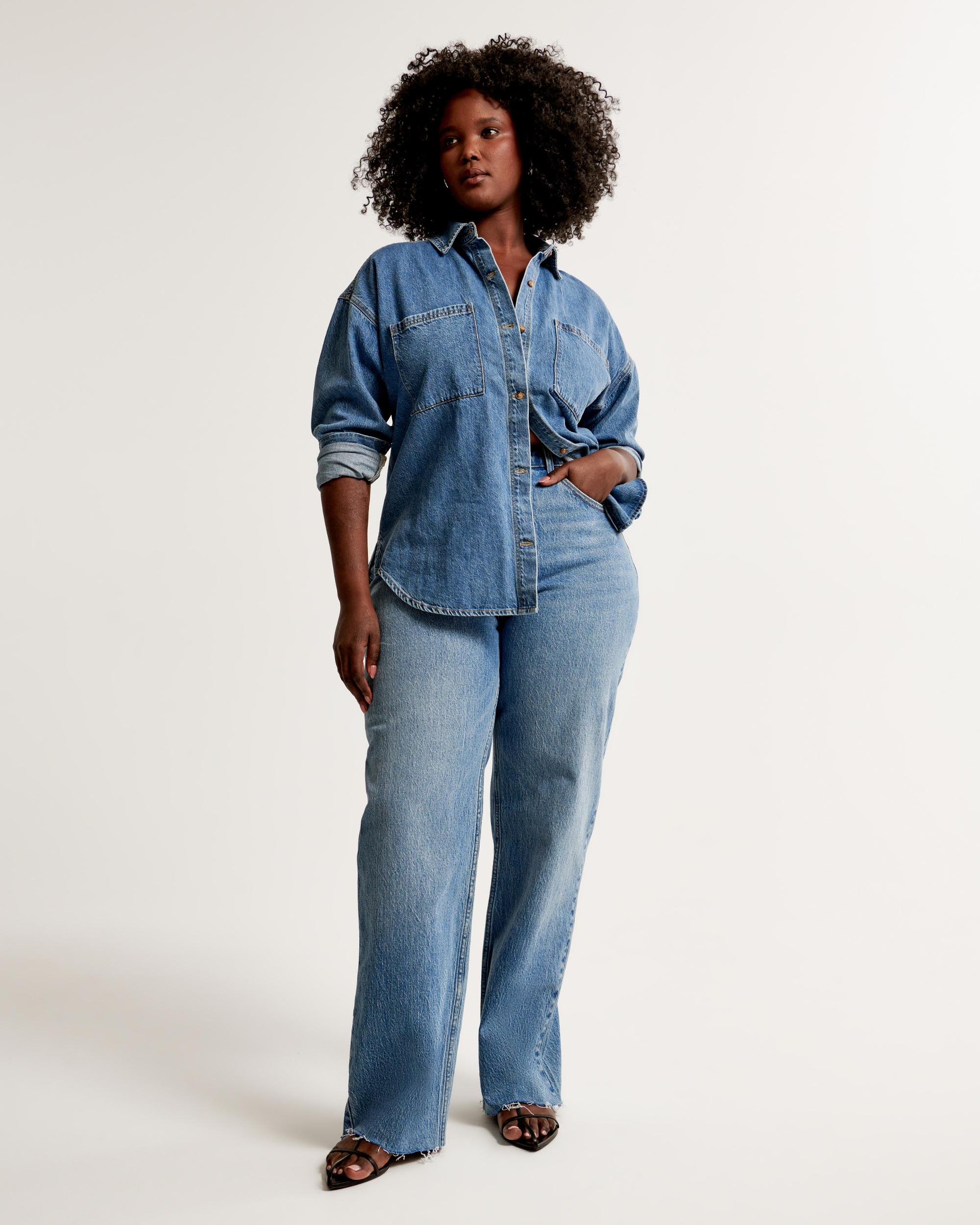 Curve Love High Rise 90s Relaxed Jean Product Image