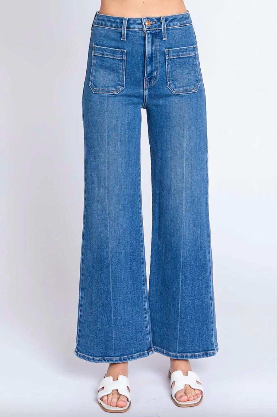 Letters to Juliet - Sailor Front Patch Pocket - Medium Wash Product Image