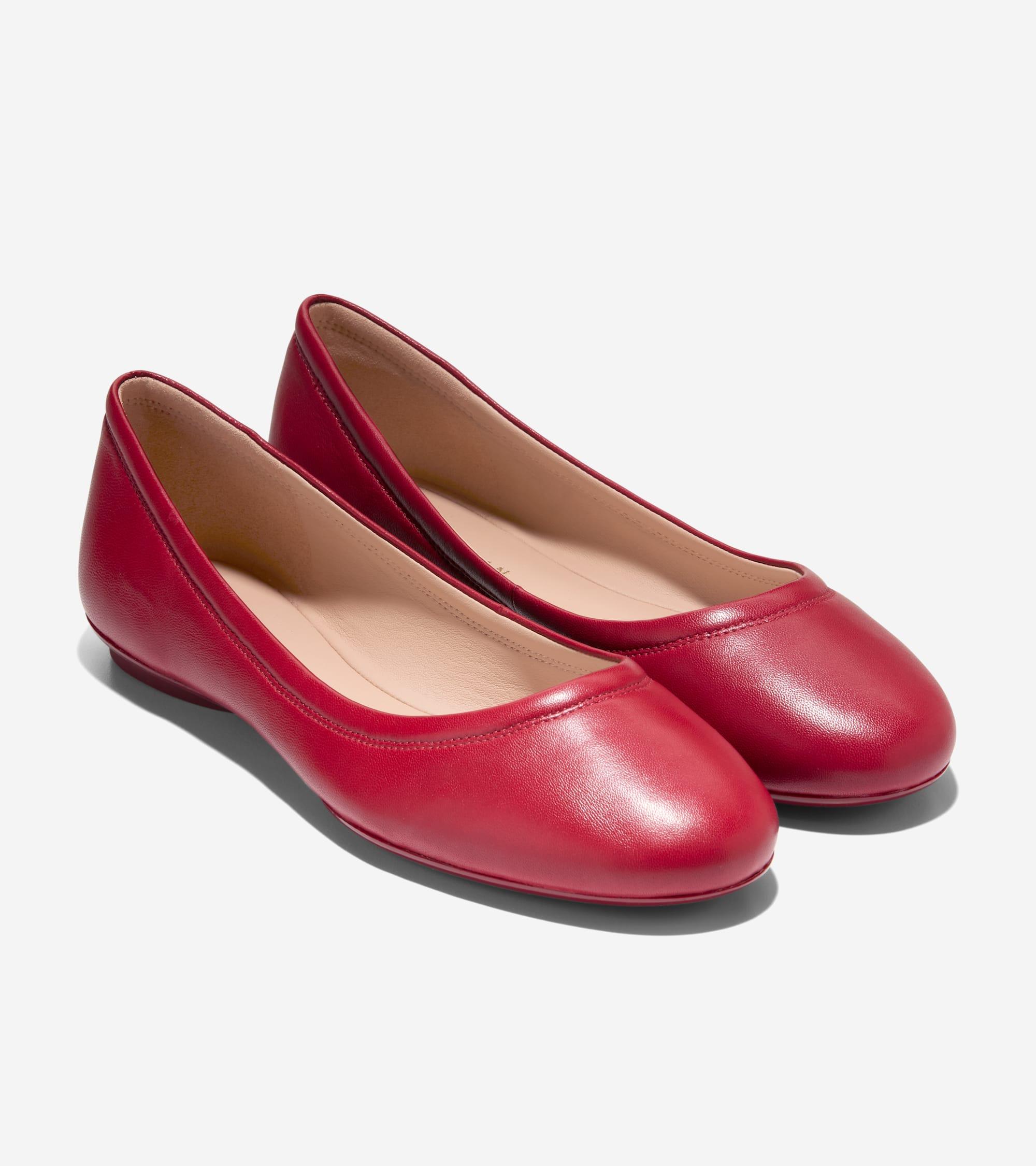 Women's Hooded Trench Coat in Red | Cole Haan Product Image