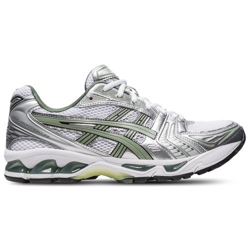 ASICS Womens ASICS GEL-Kayano 14 - Womens Running Shoes Slate Grey/White/Green Product Image