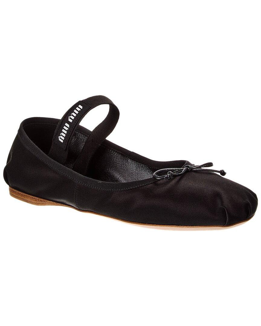 logo-strap ballerina shoes Product Image