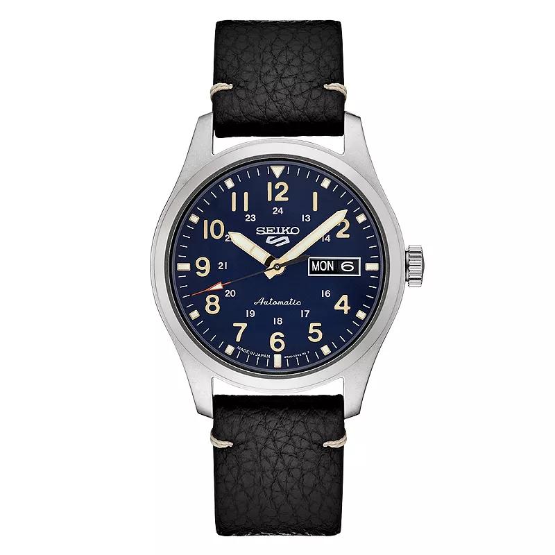 Seiko Men's 5 Sports Stainless Steel Green Dial Watch - SRPG33,  Product Image