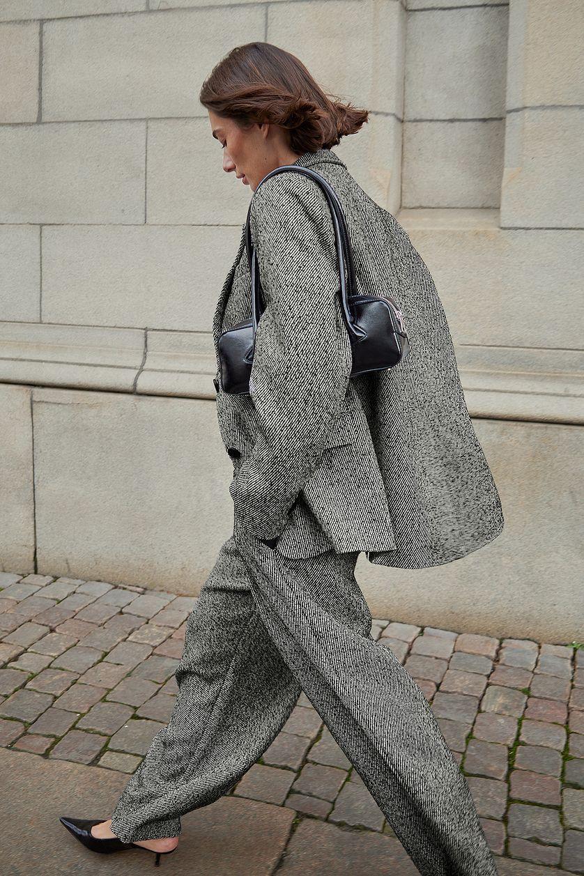 Oversized Twill Blazer Product Image