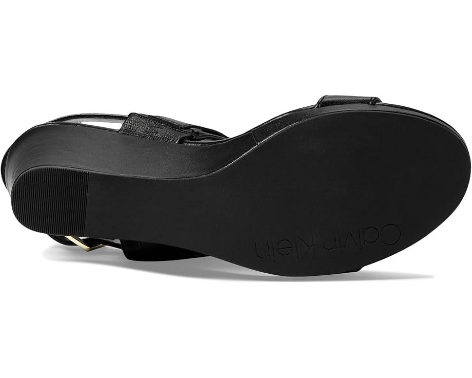 Clemens Raffia Espadrille Wedge Heel Sandals Product Image