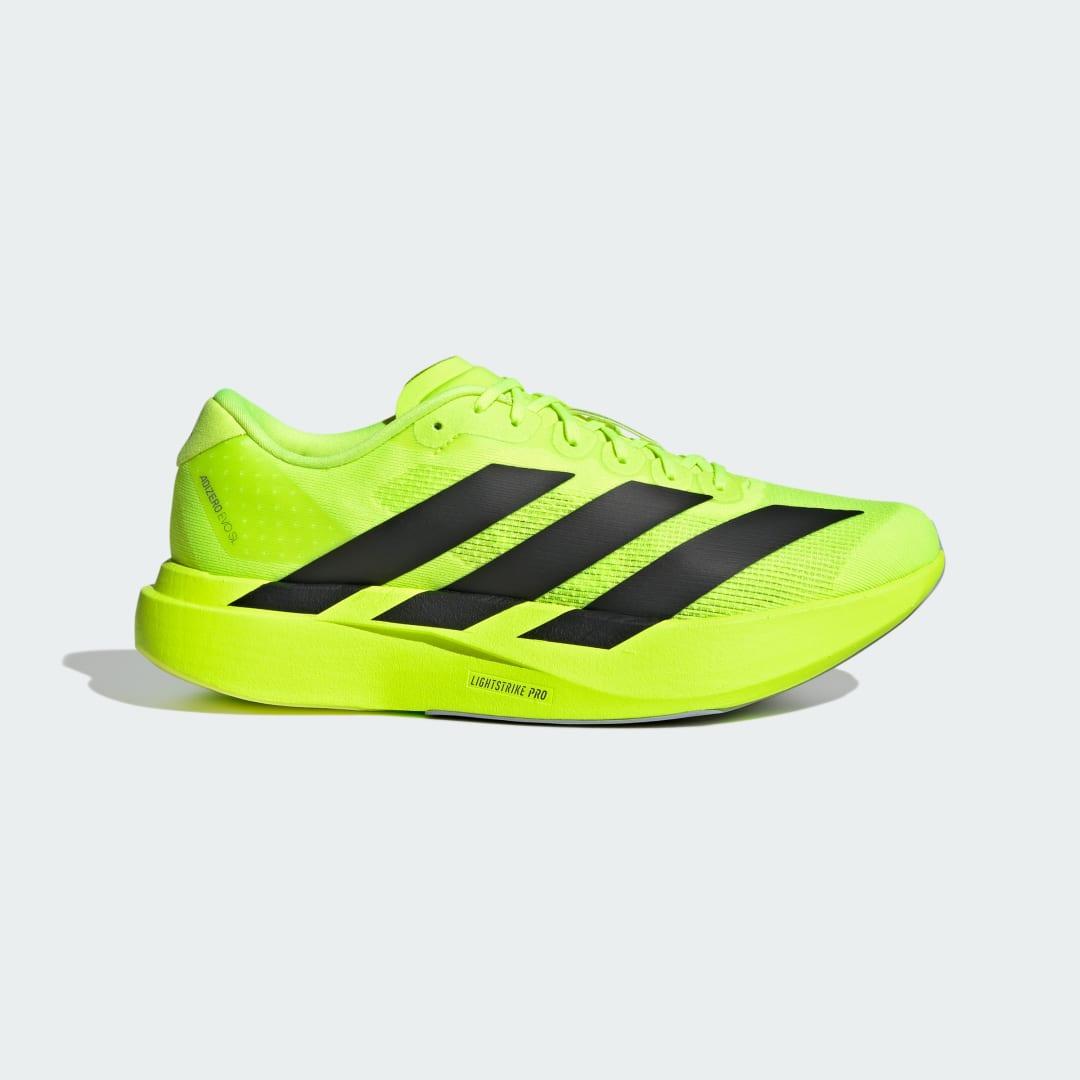 adidas Mens adidas adiZero Evo SL - Mens Shoes Black/Lemon Product Image