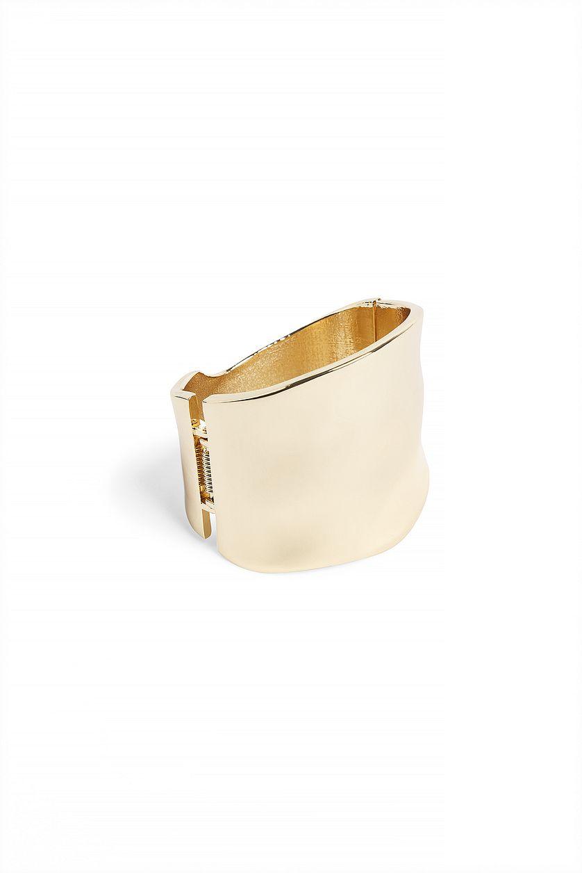 Wide Sculptural Bangle Bracelet Product Image