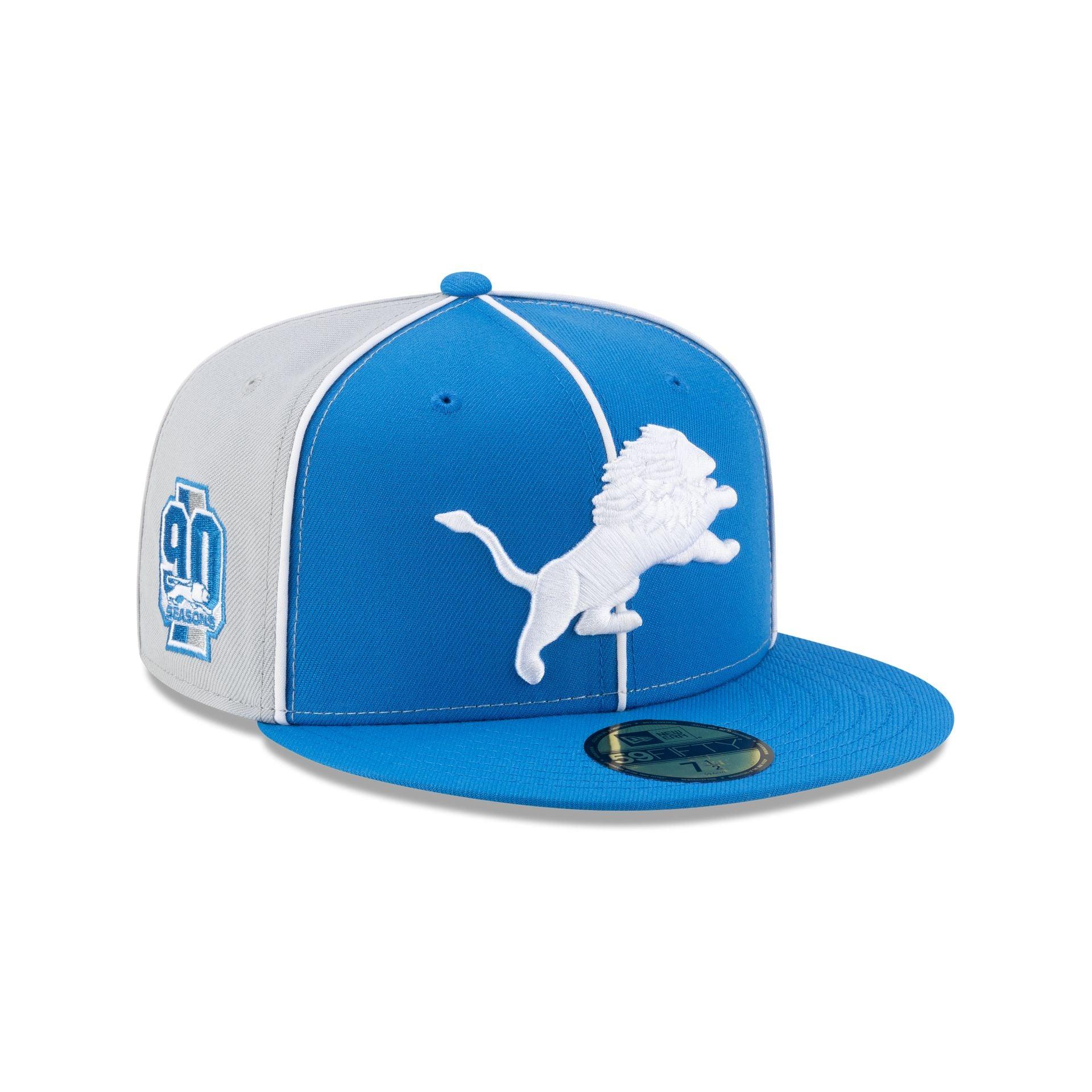 Detroit Lions Two-Tone Pinwheel 59FIFTY Fitted Hat Male Product Image