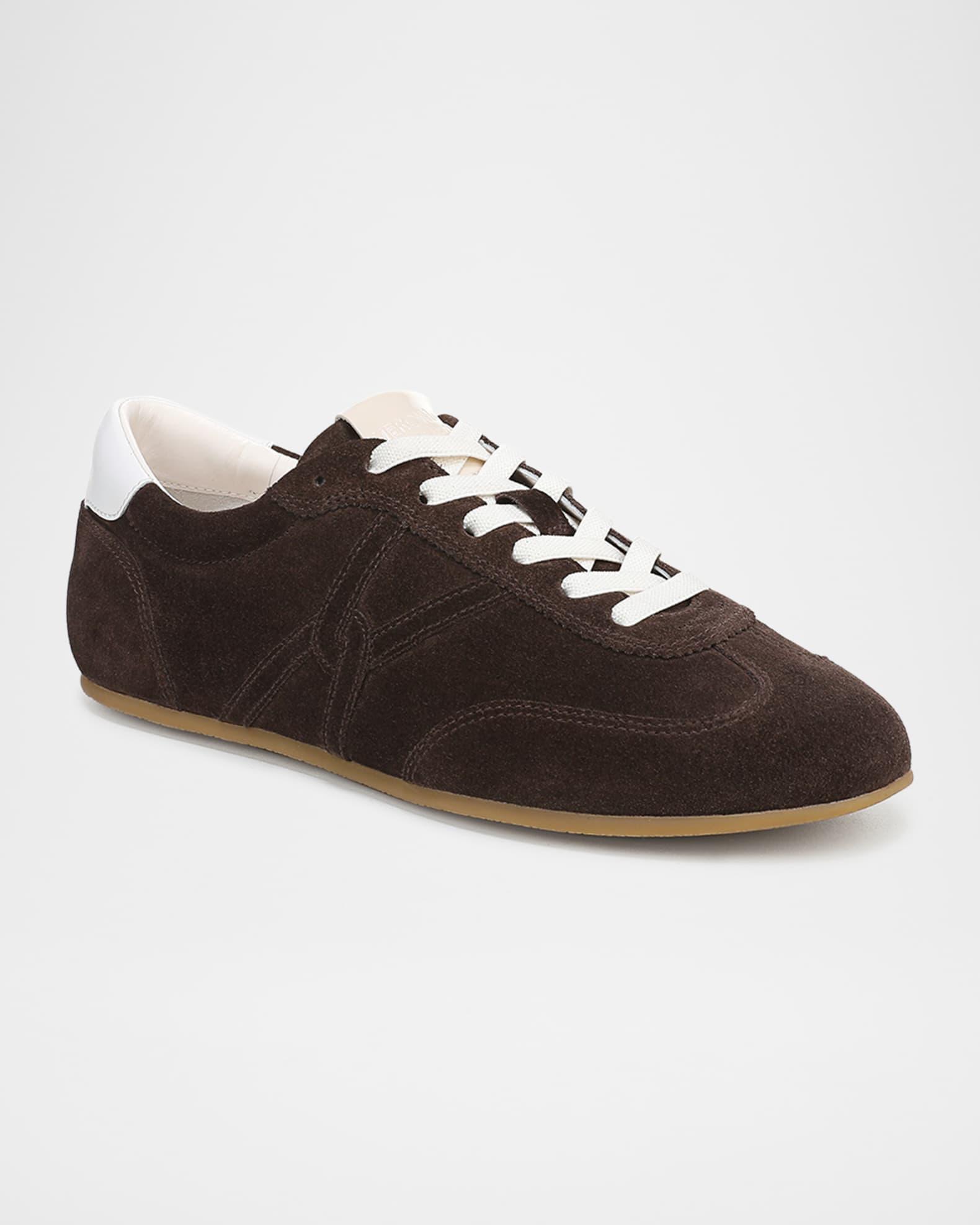 Riviera Suede Bicolor Retro Sneakers Product Image